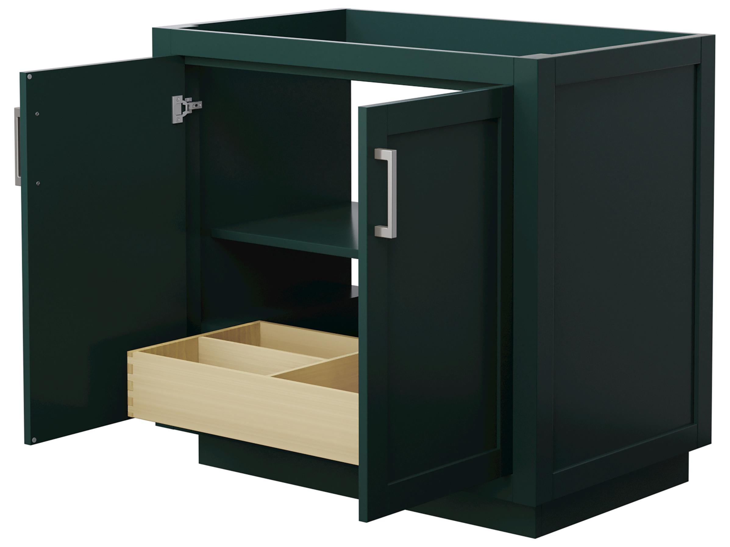 Wyndham Collection Miranda 35" Green Vanity