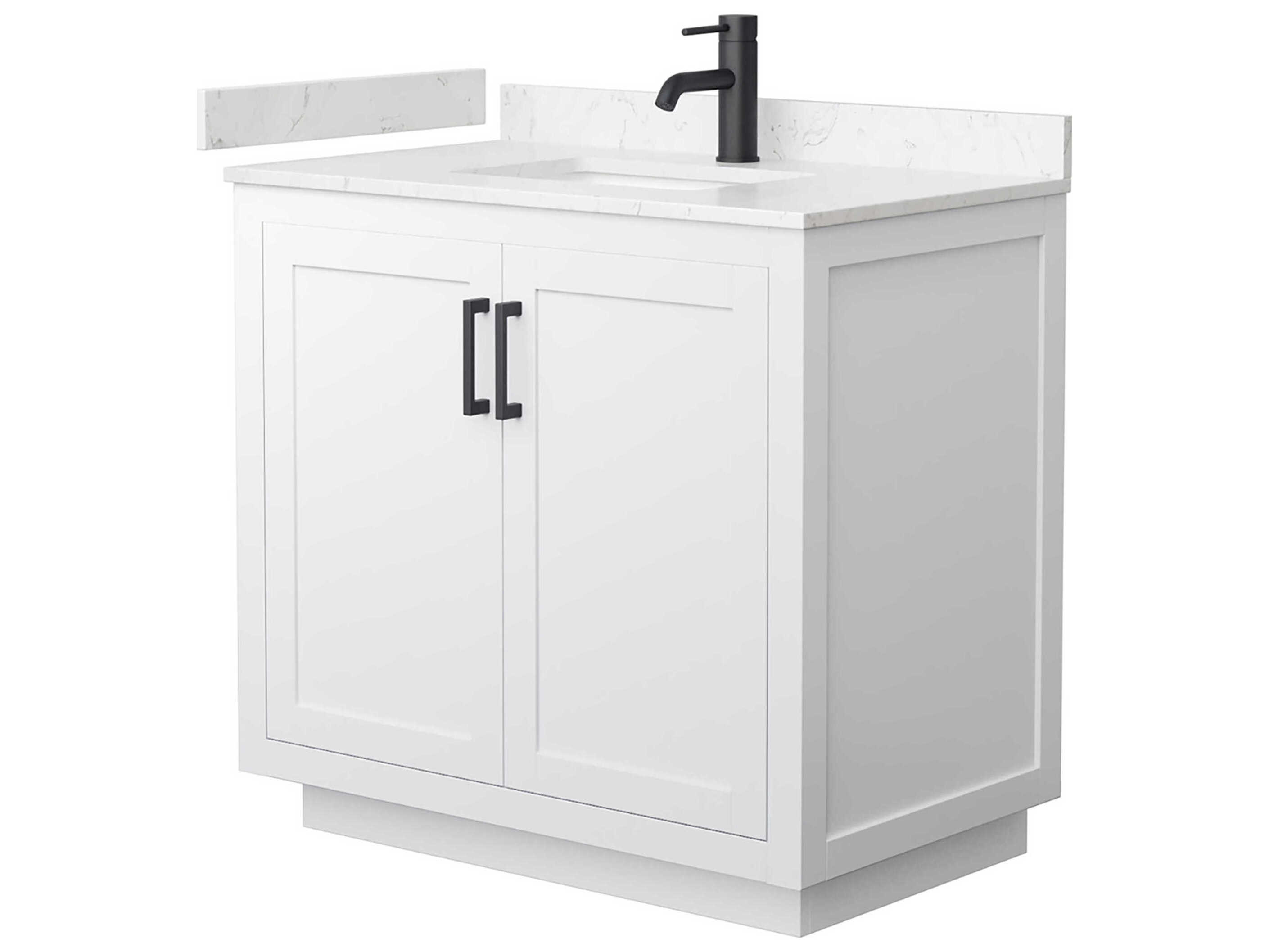 Wyndham Collection Miranda 36" White Vanity