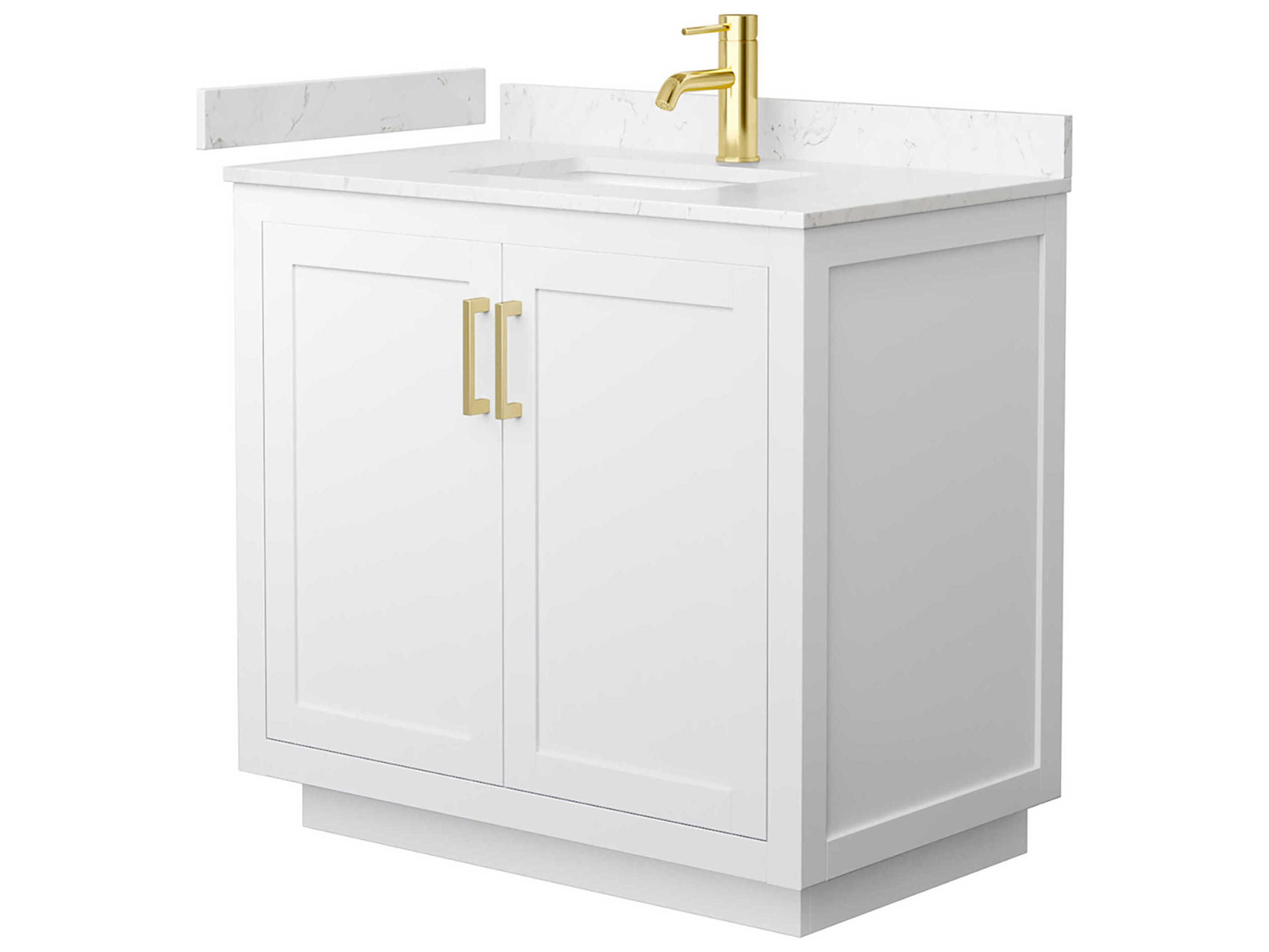 Wyndham Collection Miranda 36" White Vanity