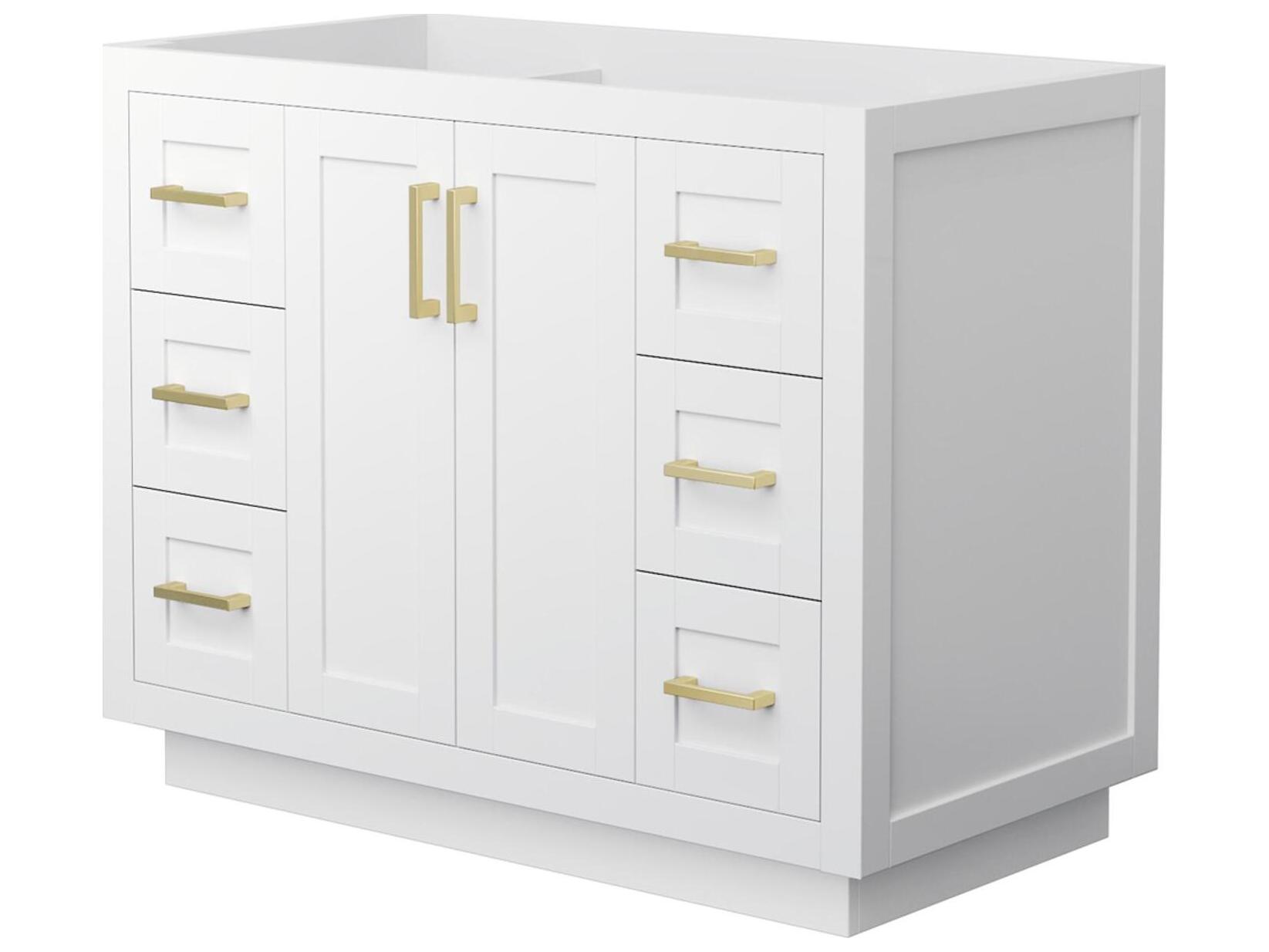 Wyndham Collection Miranda 41" White Vanity