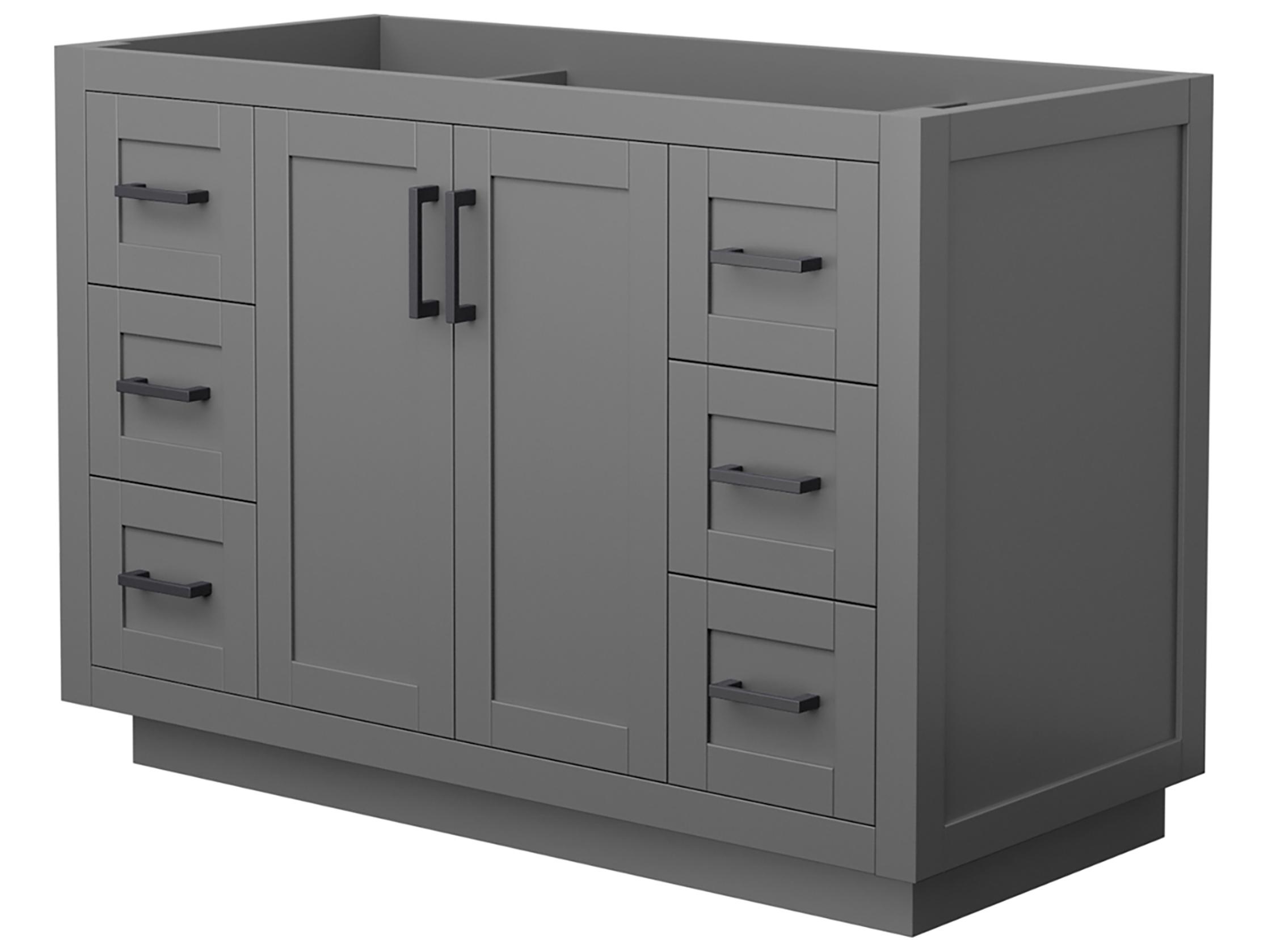 Wyndham Collection Miranda 47" Dark Gray Vanity