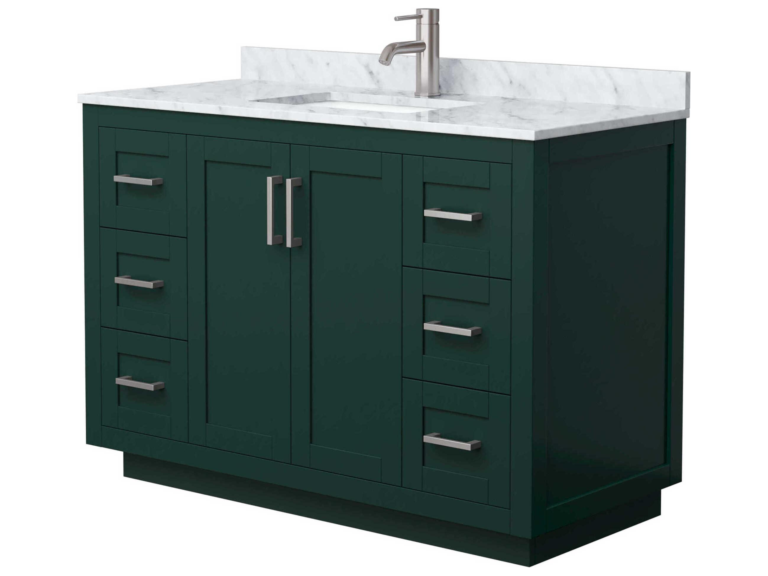 Wyndham Collection Miranda 48" Green Vanity