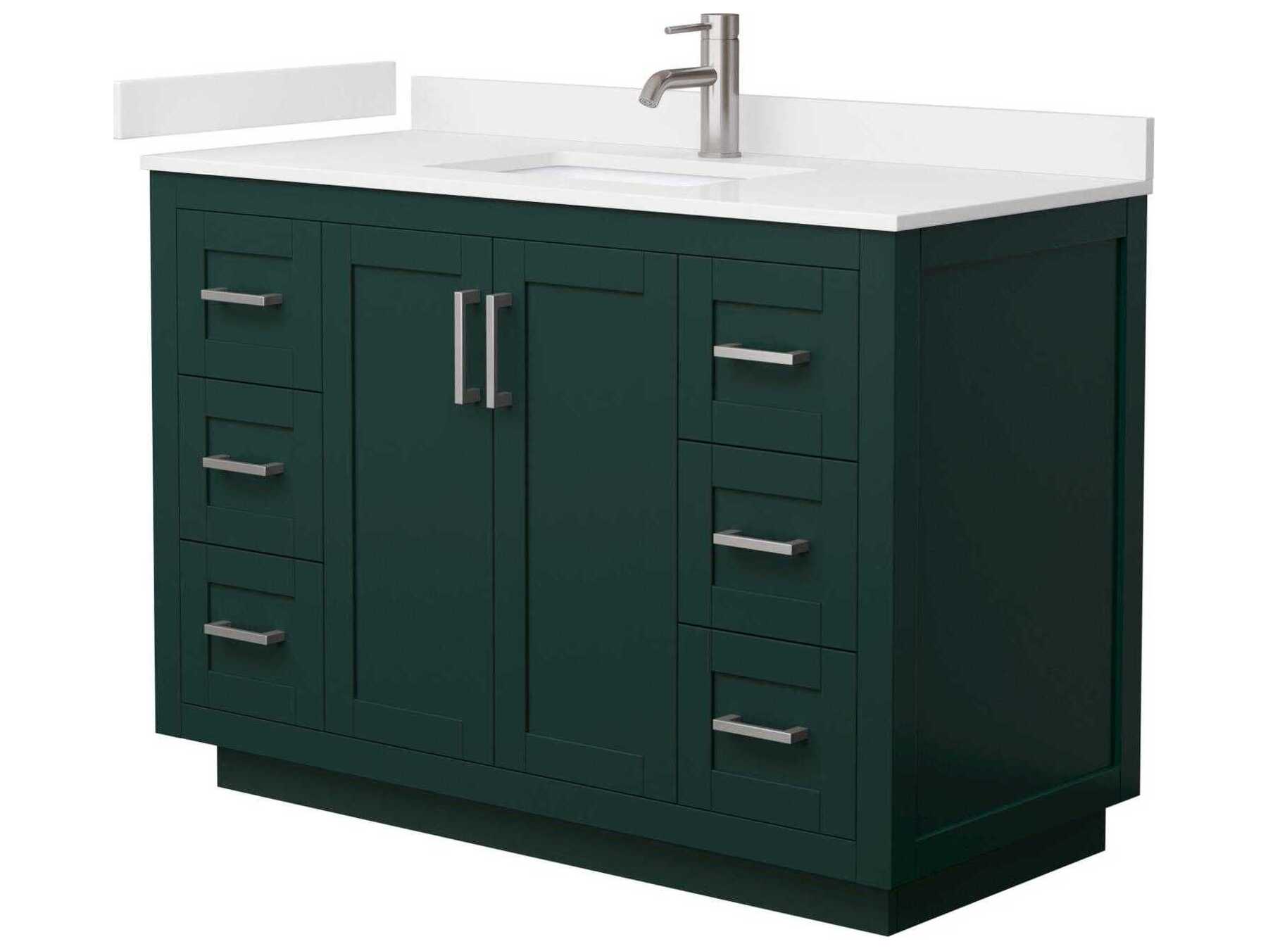 Wyndham Collection Miranda 48" Green Vanity