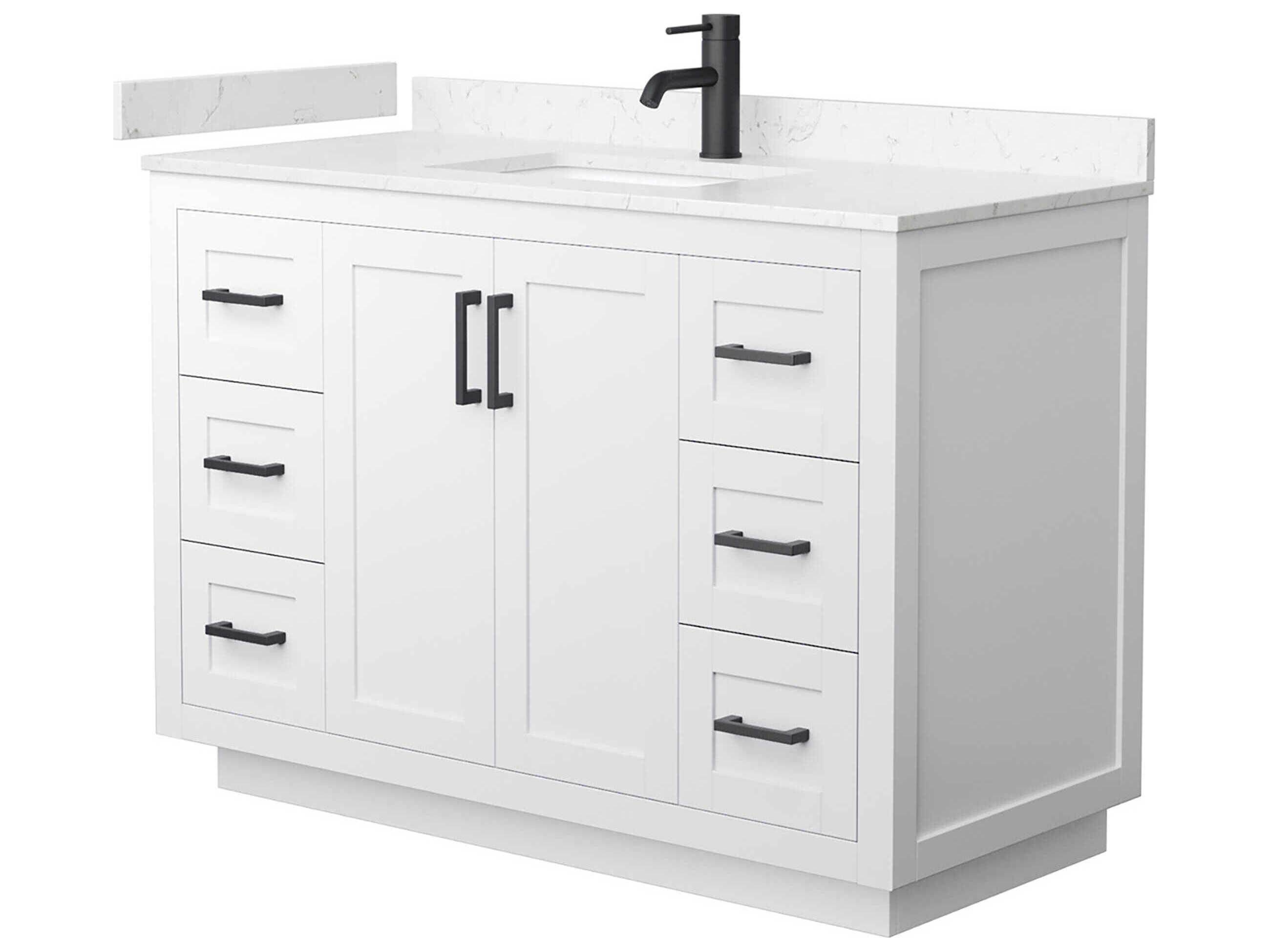 Wyndham Collection Miranda 48" White Vanity