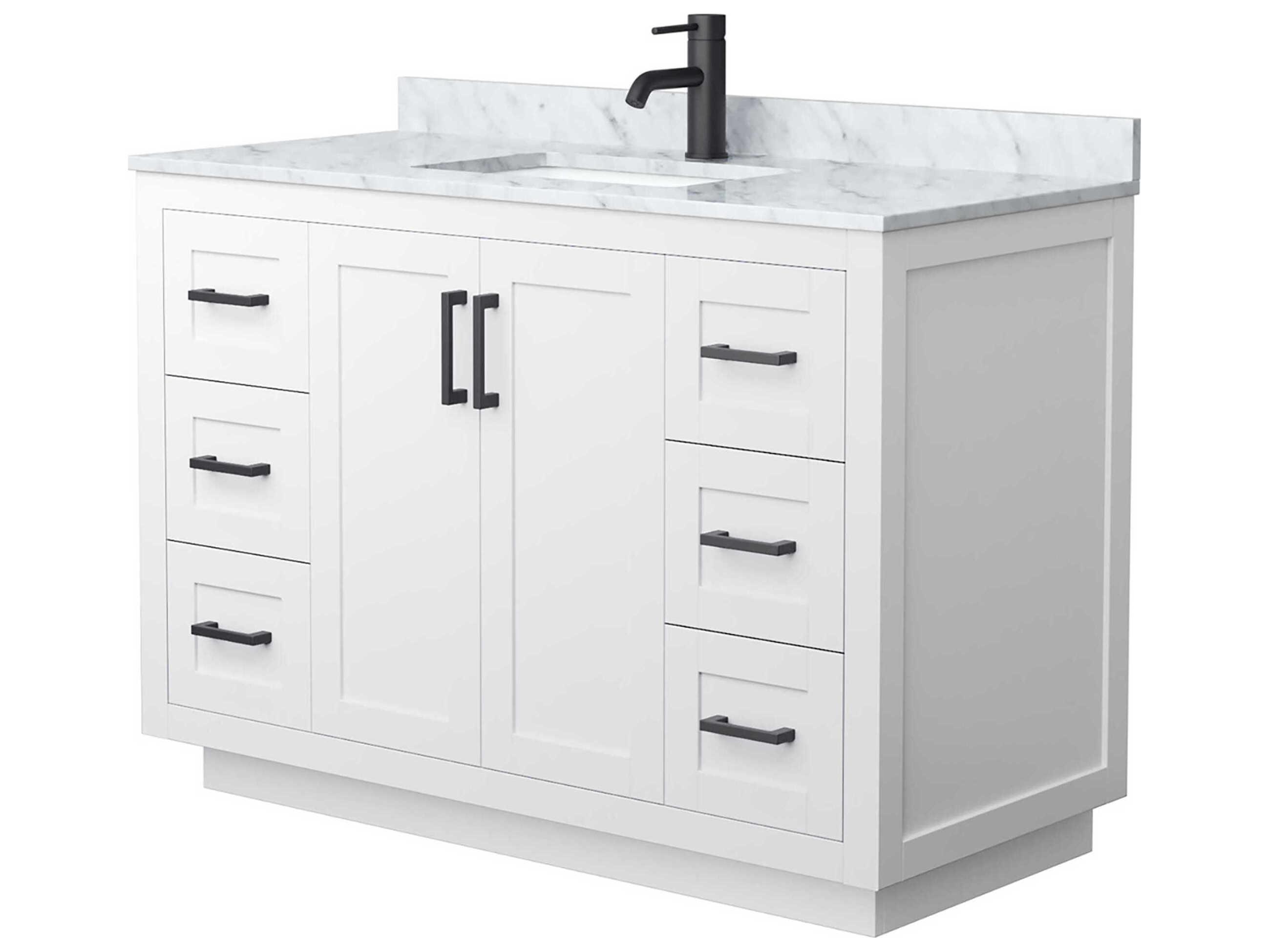 Wyndham Collection Miranda 48" White Vanity