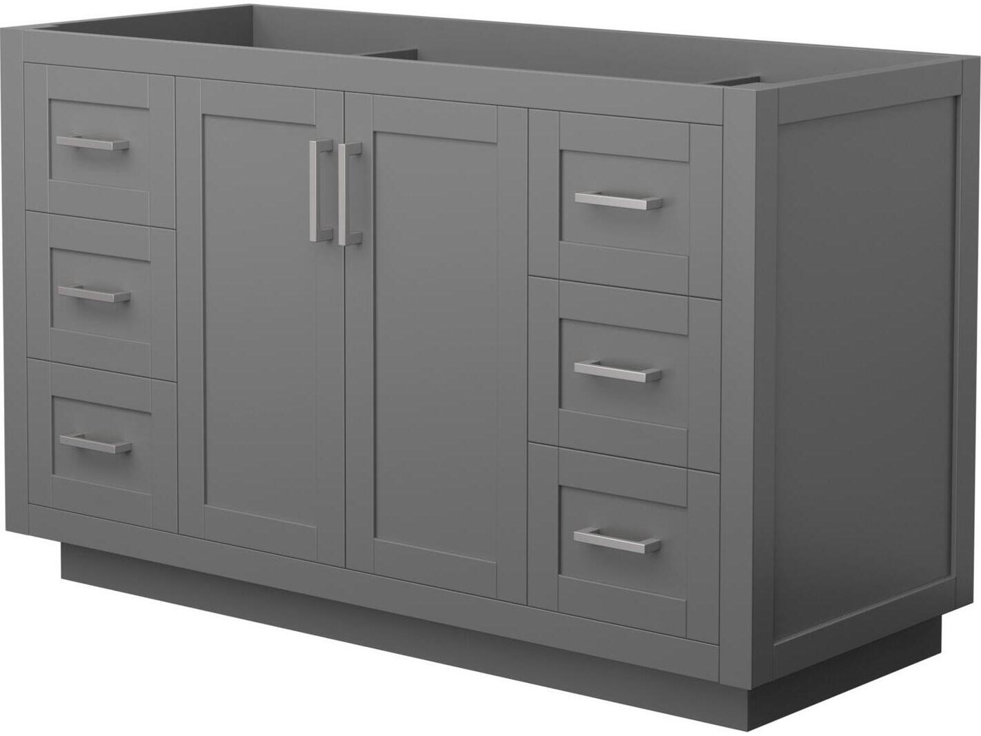 Wyndham Collection Miranda 53" Dark Gray Vanity