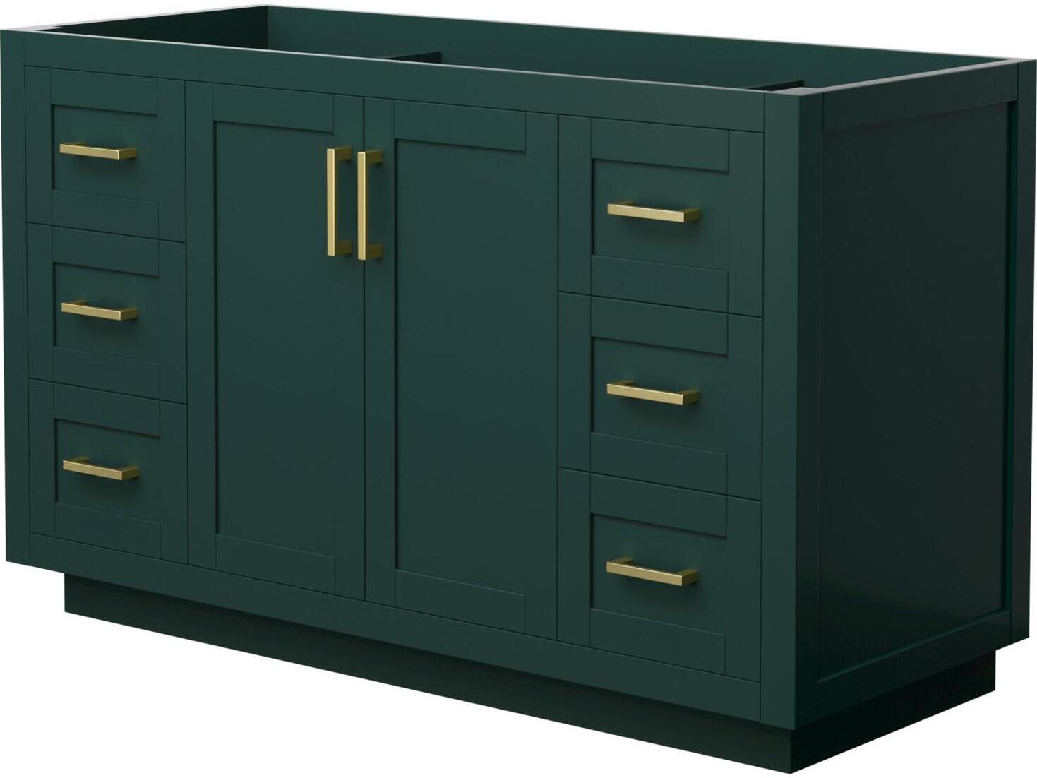 Wyndham Collection Miranda 53" Green Vanity