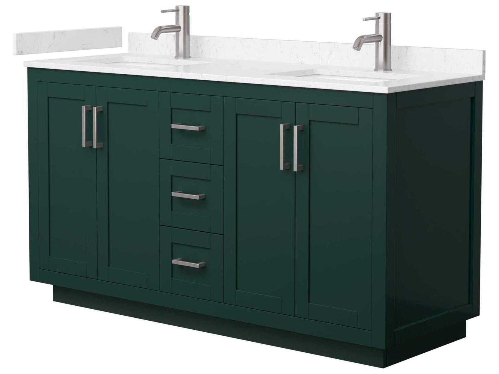 Wyndham Collection Miranda 60" Green Vanity