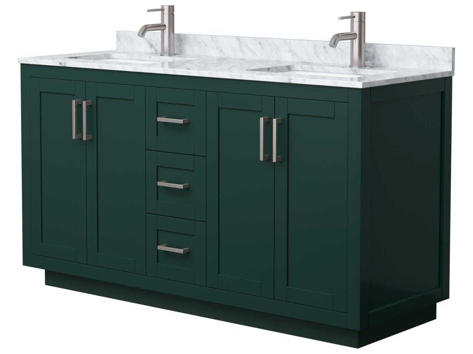 Wyndham Collection Miranda 60" Green Vanity