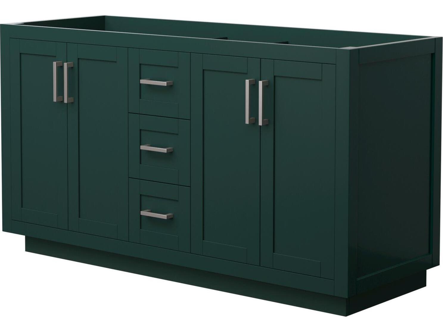 Wyndham Collection Miranda 59" Green Vanity