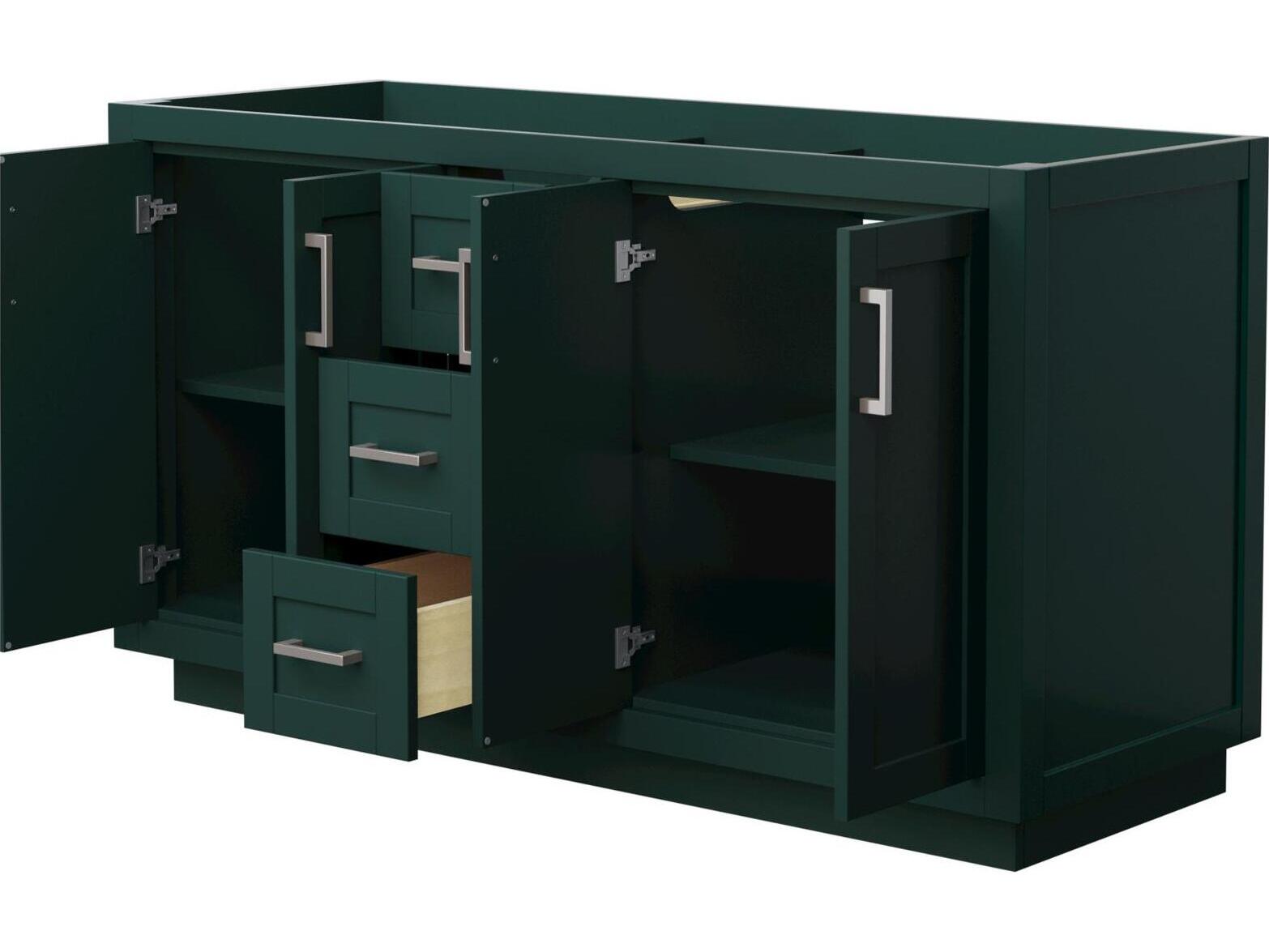 Wyndham Collection Miranda 59" Green Vanity