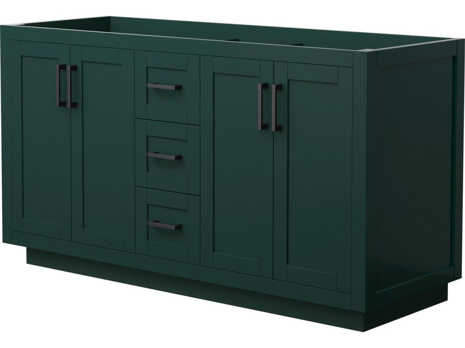 Wyndham Collection Miranda 59" Green Vanity