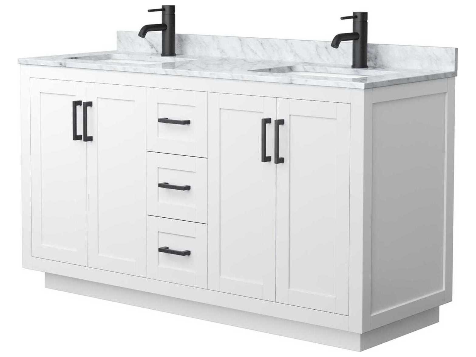 Wyndham Collection Miranda 60" White Vanity