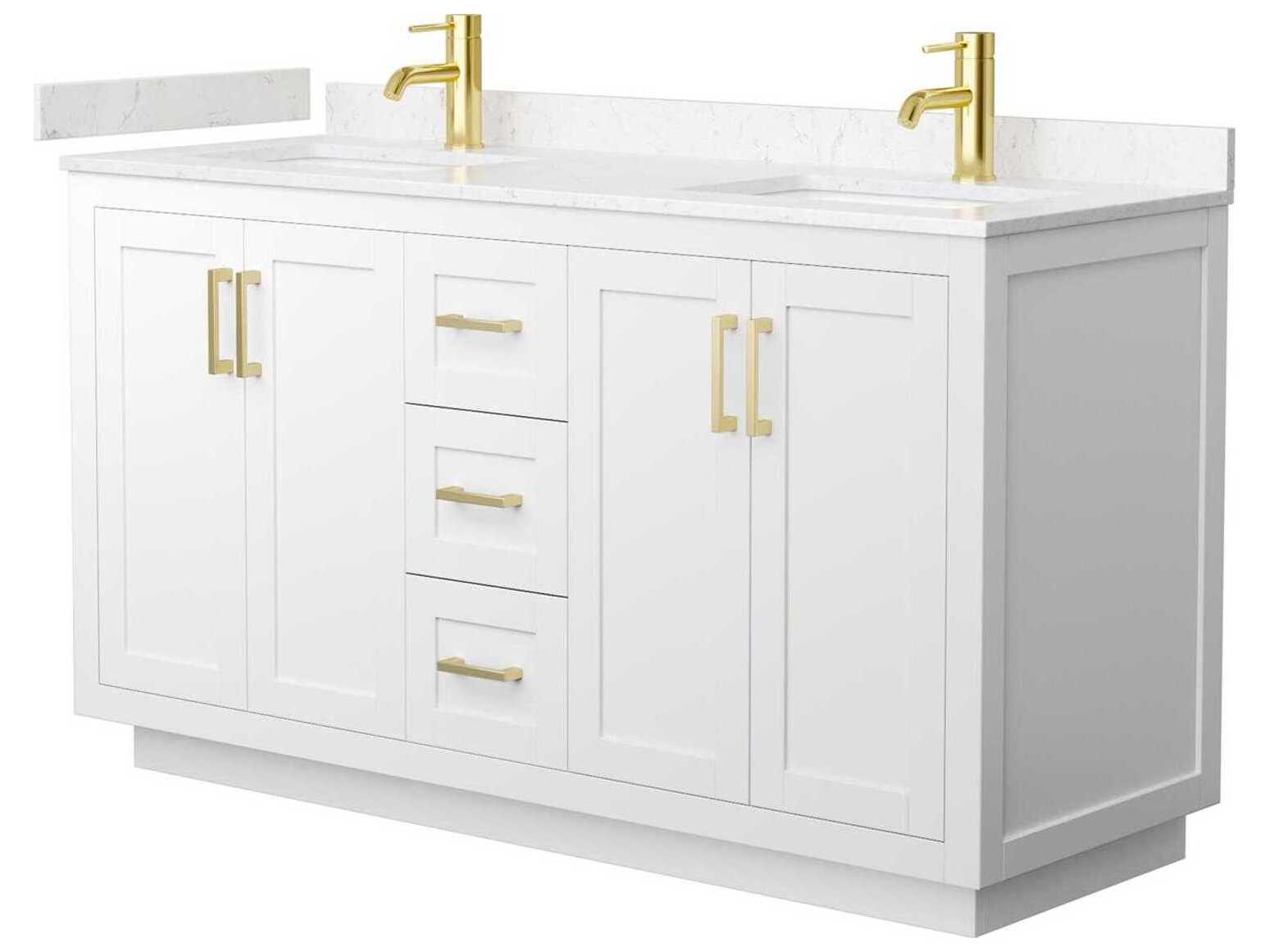 Wyndham Collection Miranda 60" White Vanity