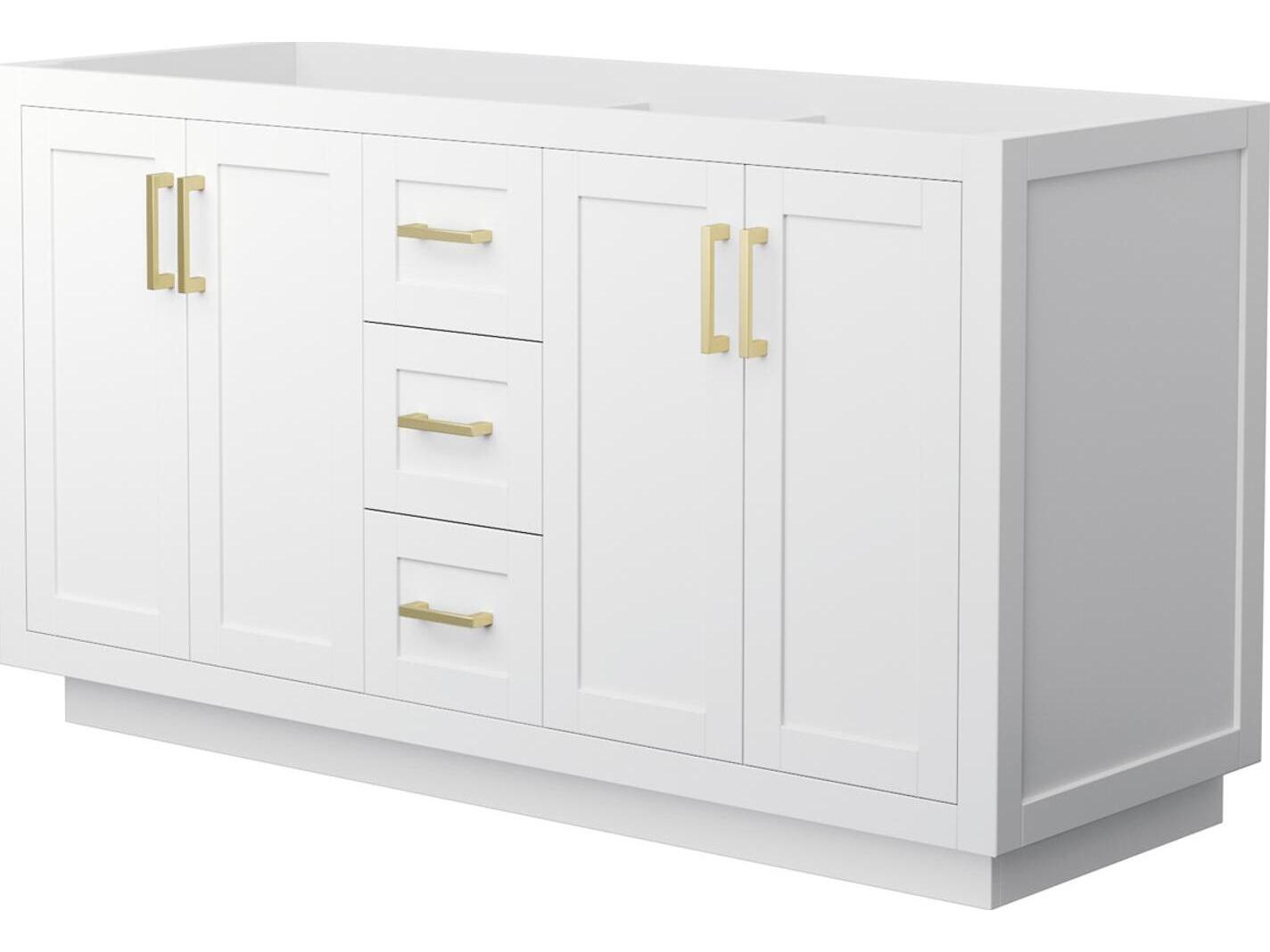 Wyndham Collection Miranda 59" White Vanity