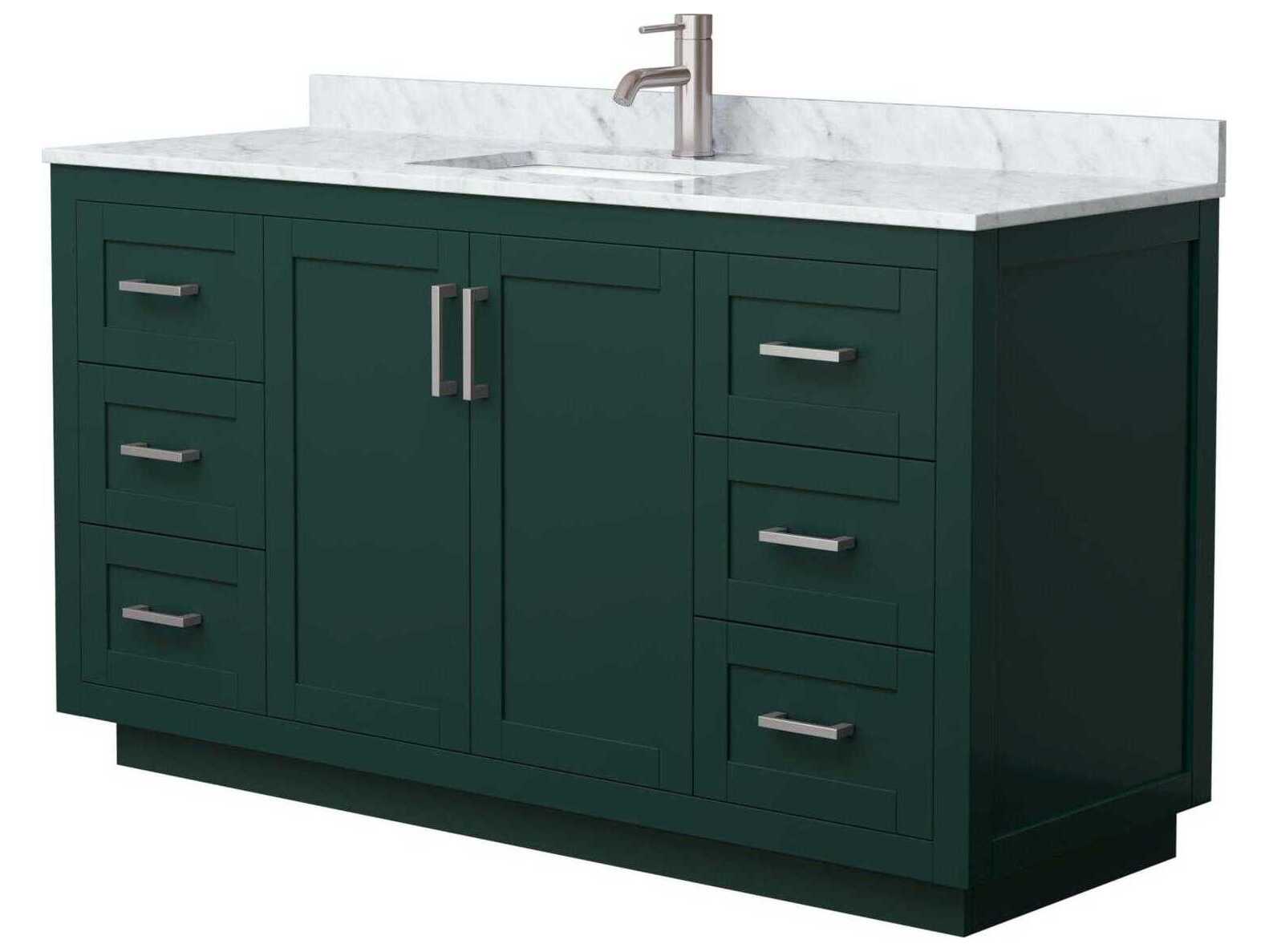 Wyndham Collection Miranda 60" Green Vanity