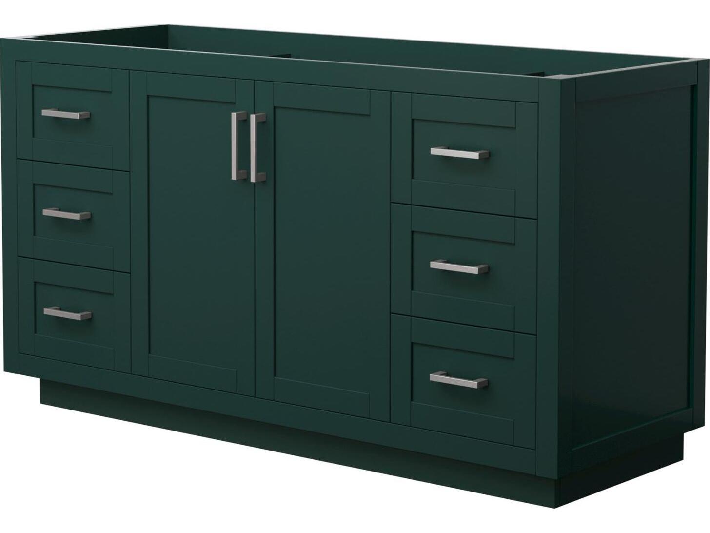 Wyndham Collection Miranda 59" Green Vanity