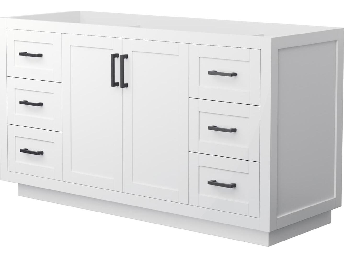 Wyndham Collection Miranda 59" White Vanity