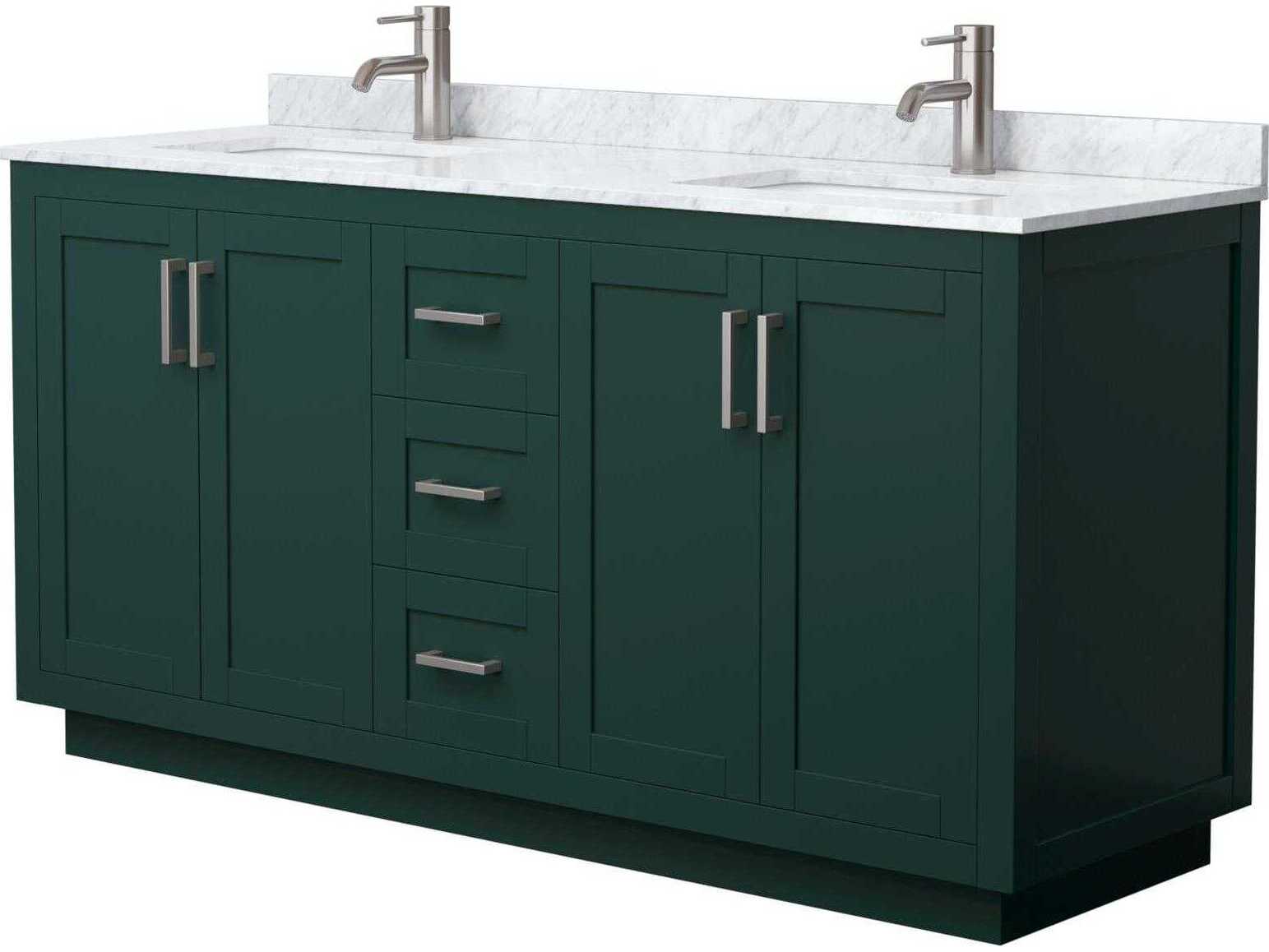 Wyndham Collection Miranda 66" Green Vanity