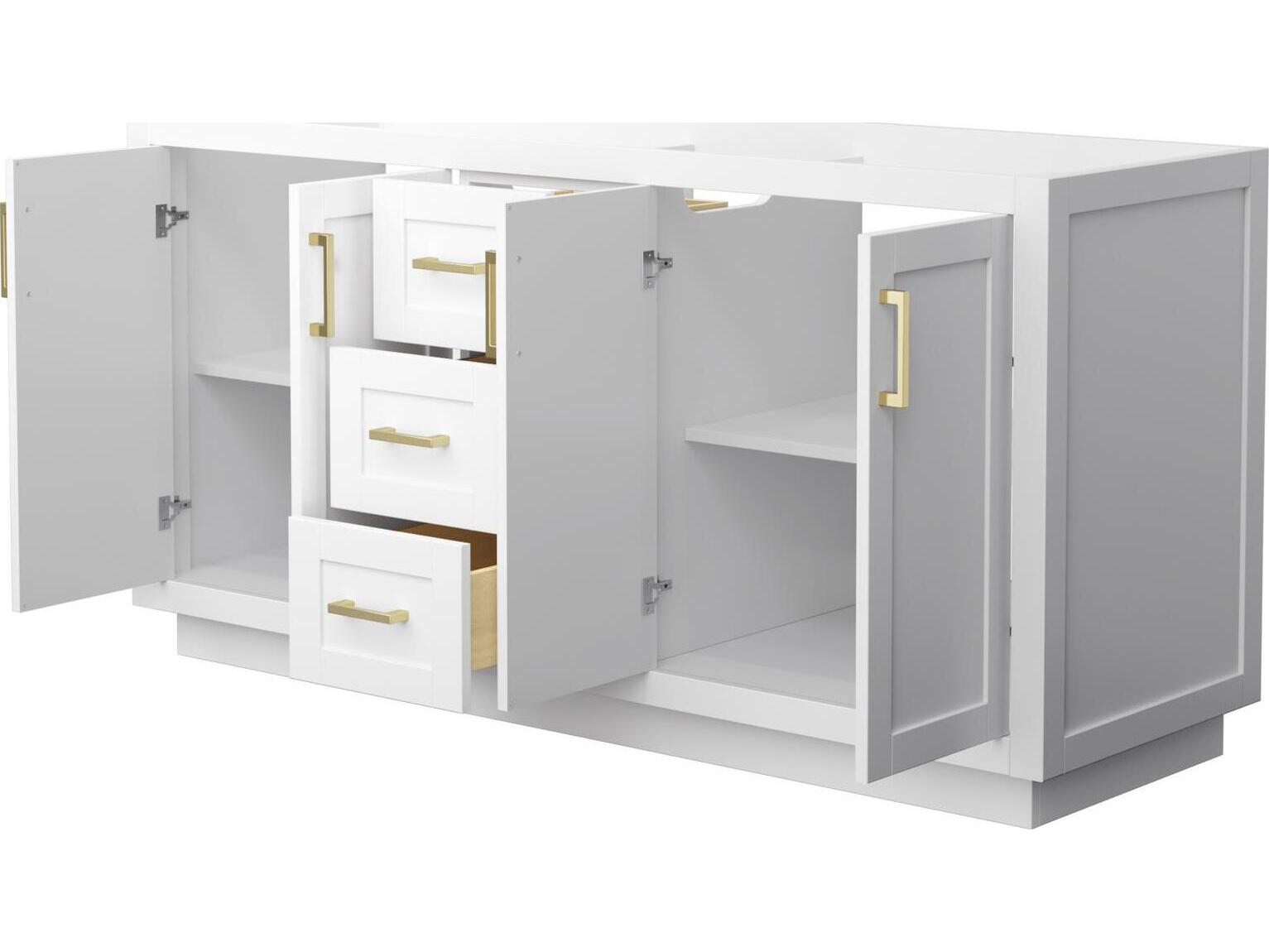 Wyndham Collection Miranda 65" White Vanity