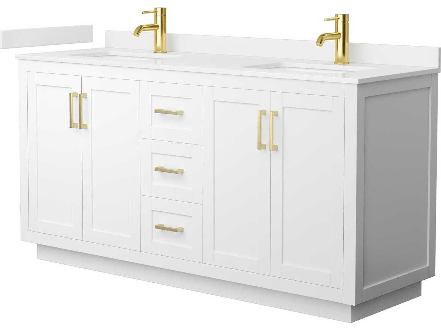 Wyndham Collection Miranda 66" White Vanity