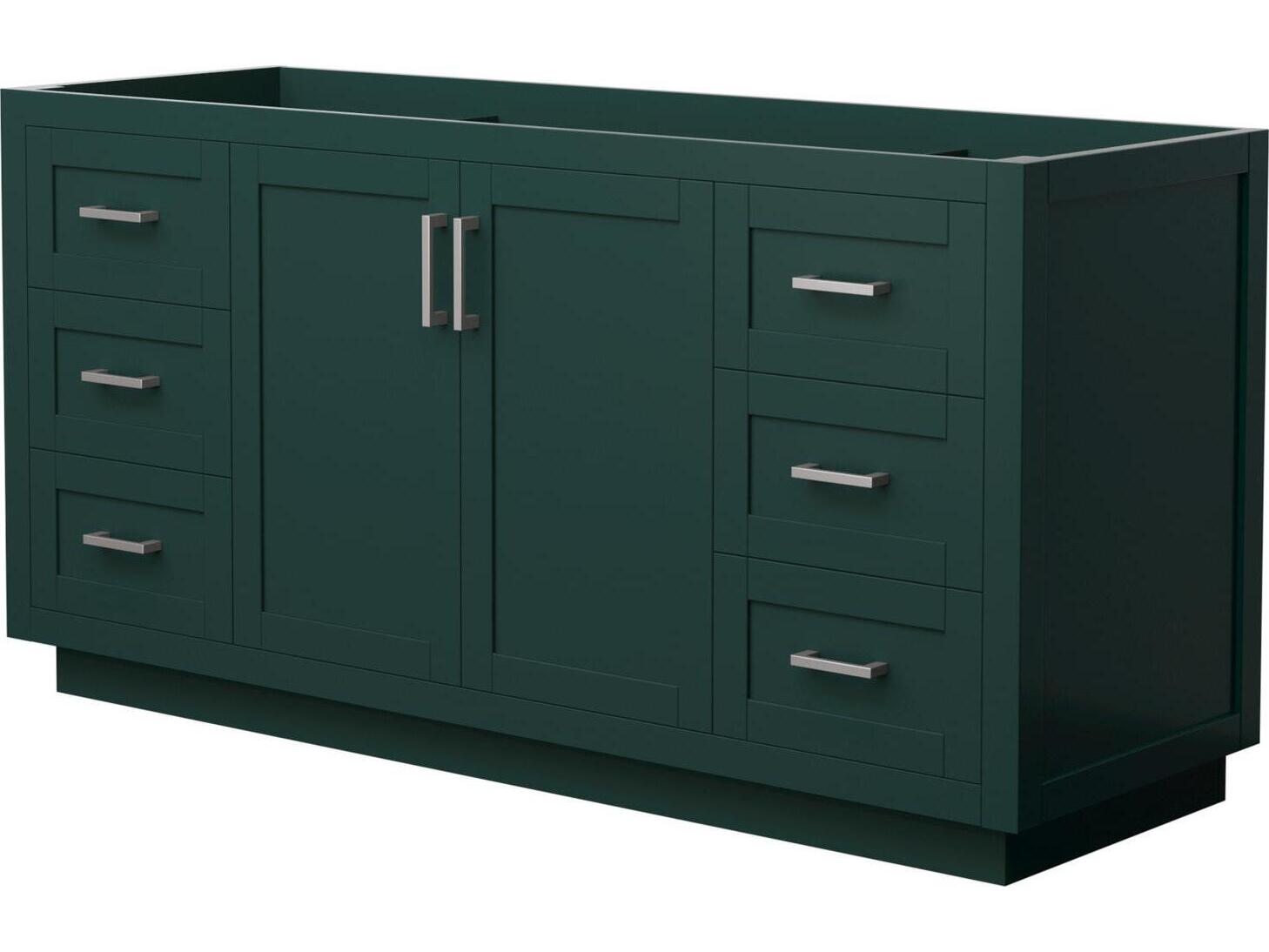 Wyndham Collection Miranda 65" Green Vanity