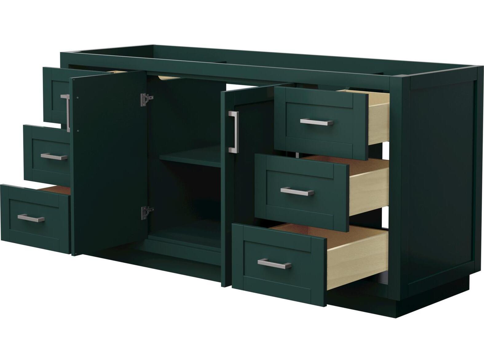 Wyndham Collection Miranda 65" Green Vanity