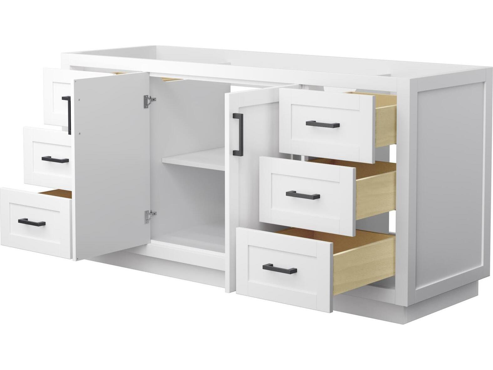 Wyndham Collection Miranda 65" White Vanity