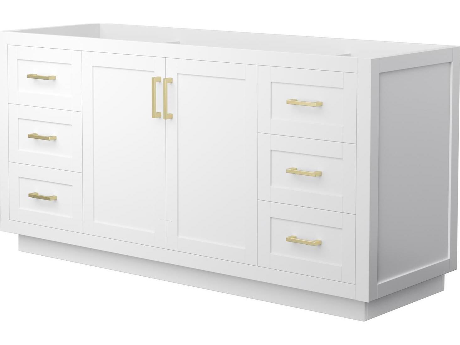 Wyndham Collection Miranda 65" White Vanity