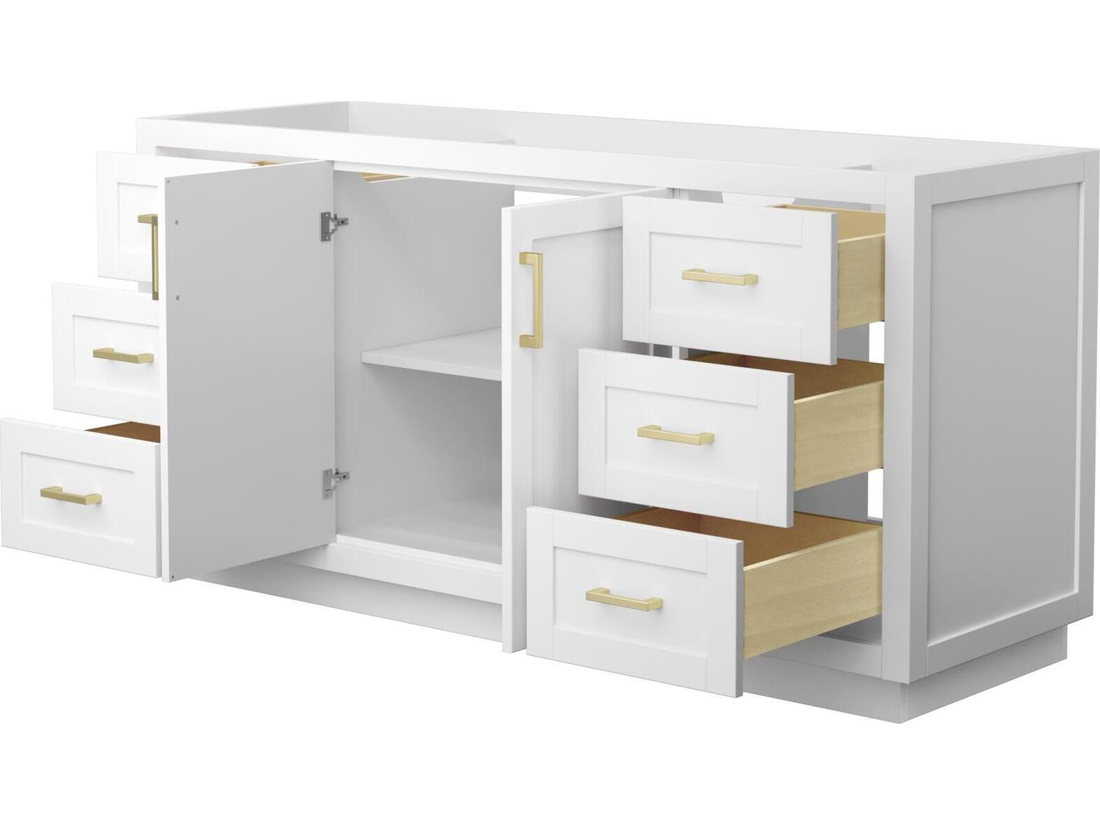 Wyndham Collection Miranda 65" White Vanity