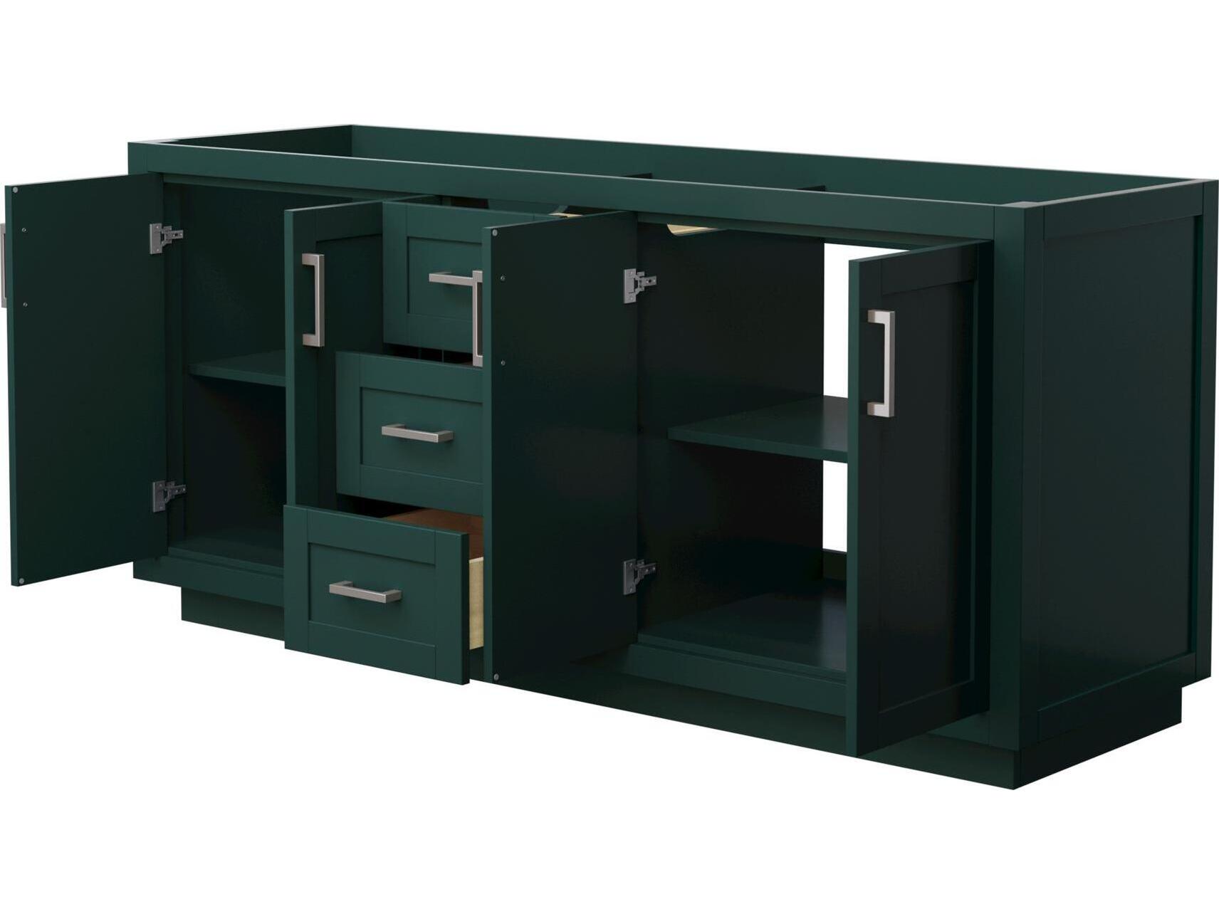 Wyndham Collection Miranda 71" Green Vanity