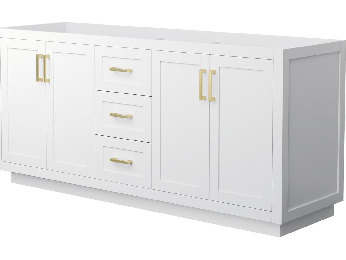 Wyndham Collection Miranda 71" White Vanity