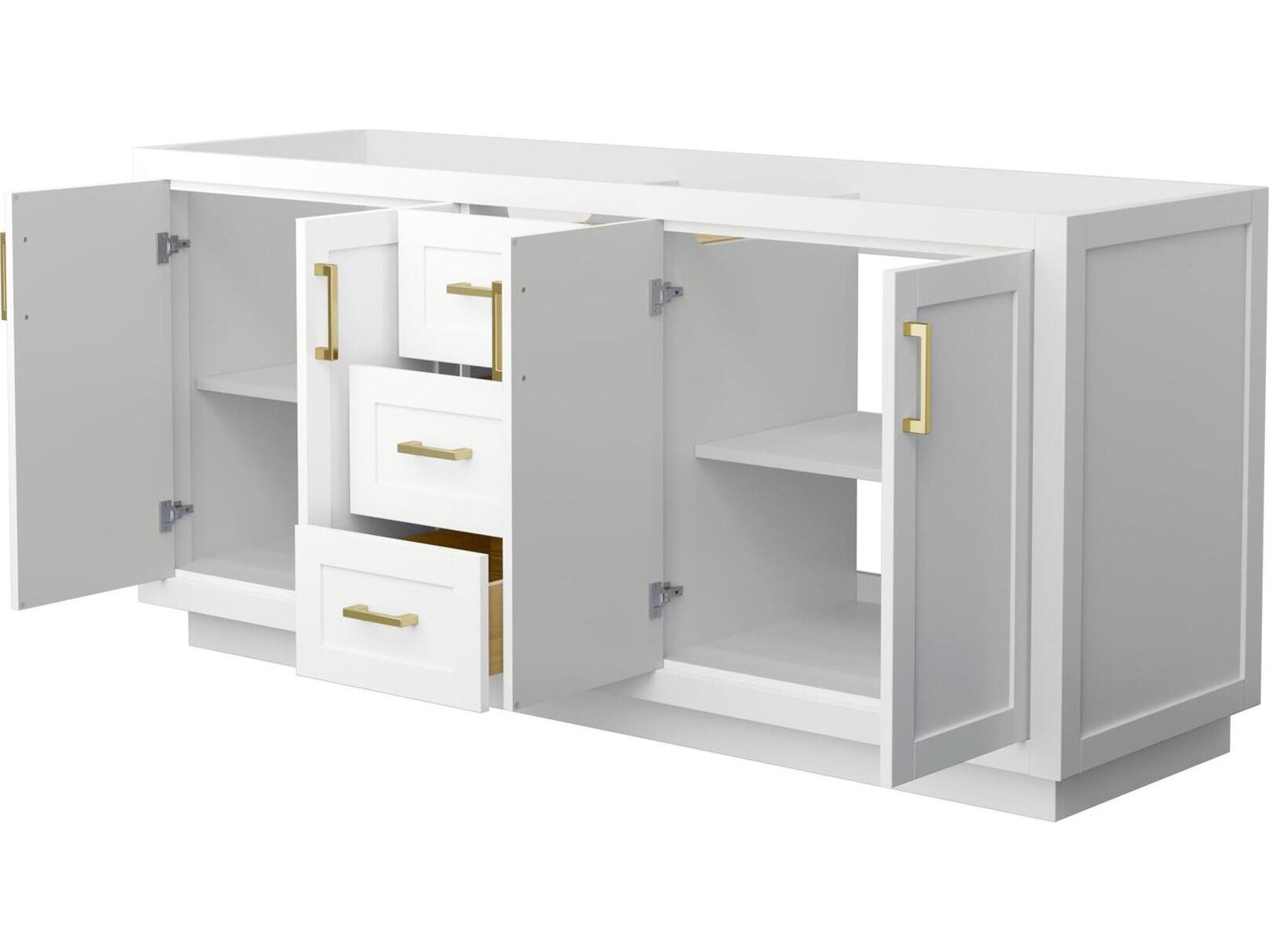 Wyndham Collection Miranda 71" White Vanity