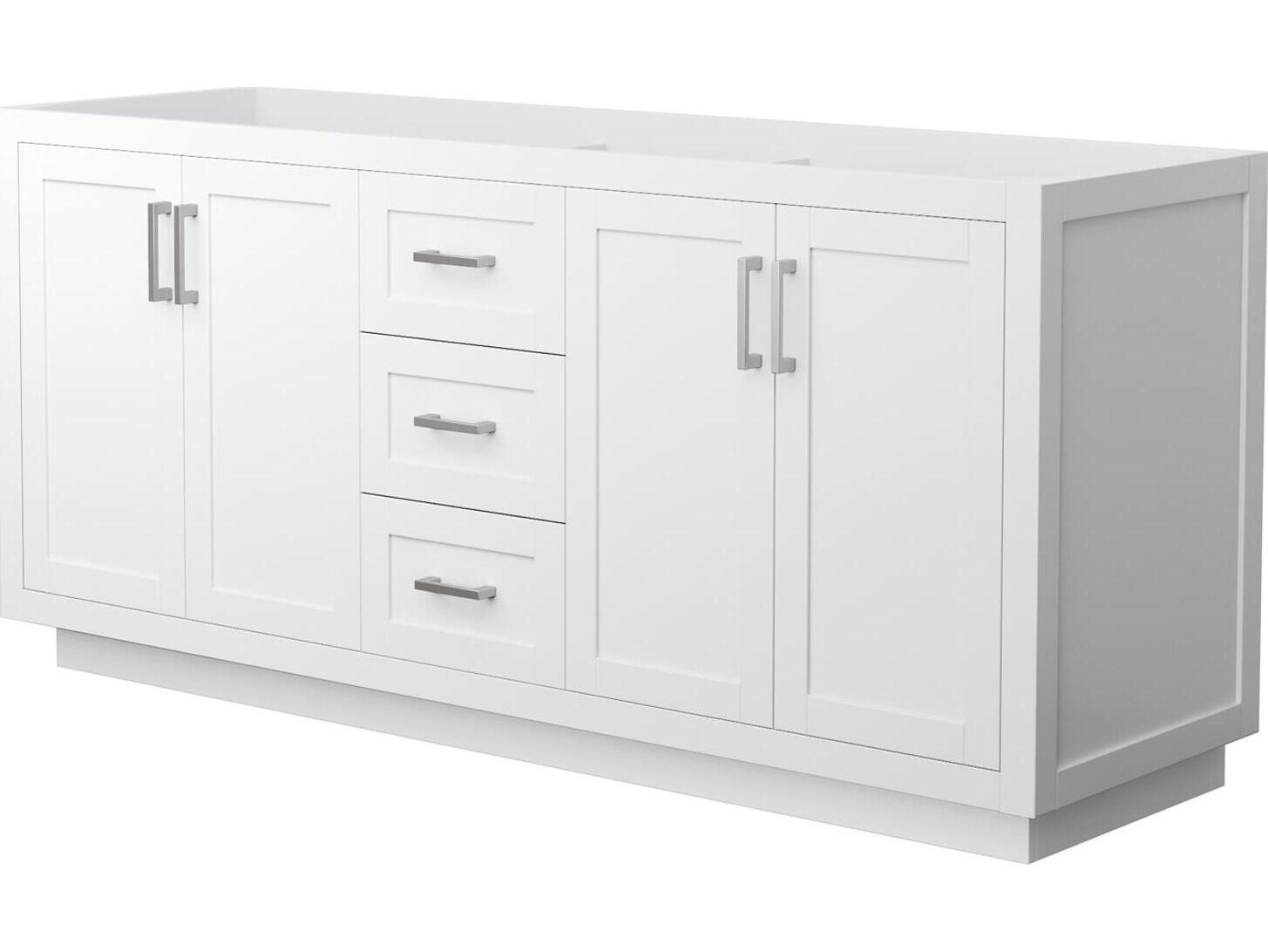 Wyndham Collection Miranda 71" White Vanity