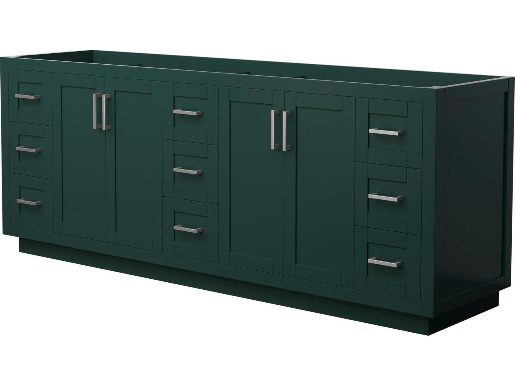 Wyndham Collection Miranda 83" Green Vanity