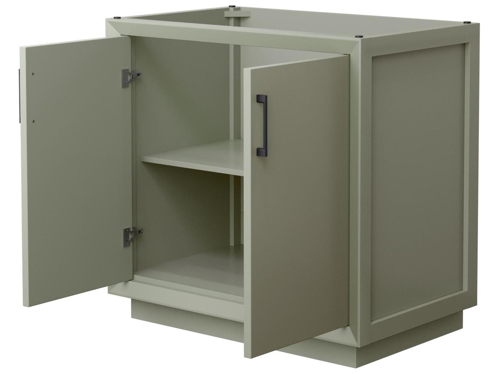 Wyndham Collection Strada 35" Light Green Vanity