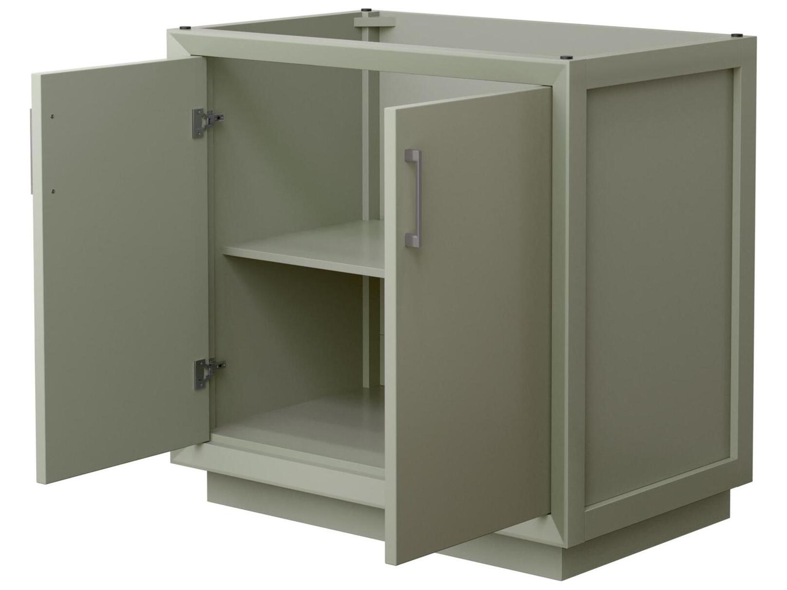 Wyndham Collection Strada 35" Light Green Vanity