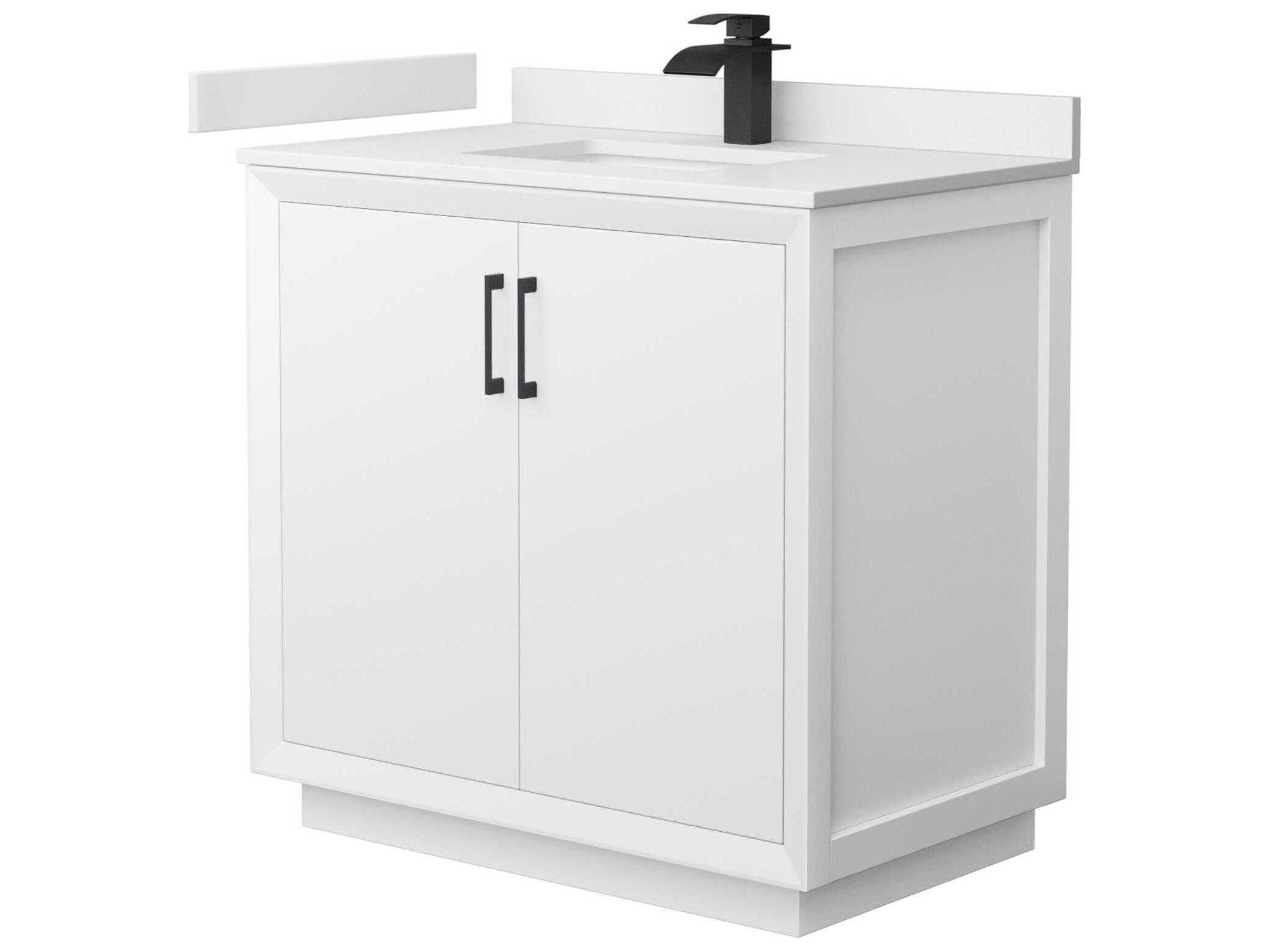 Wyndham Collection Strada 36" White Vanity