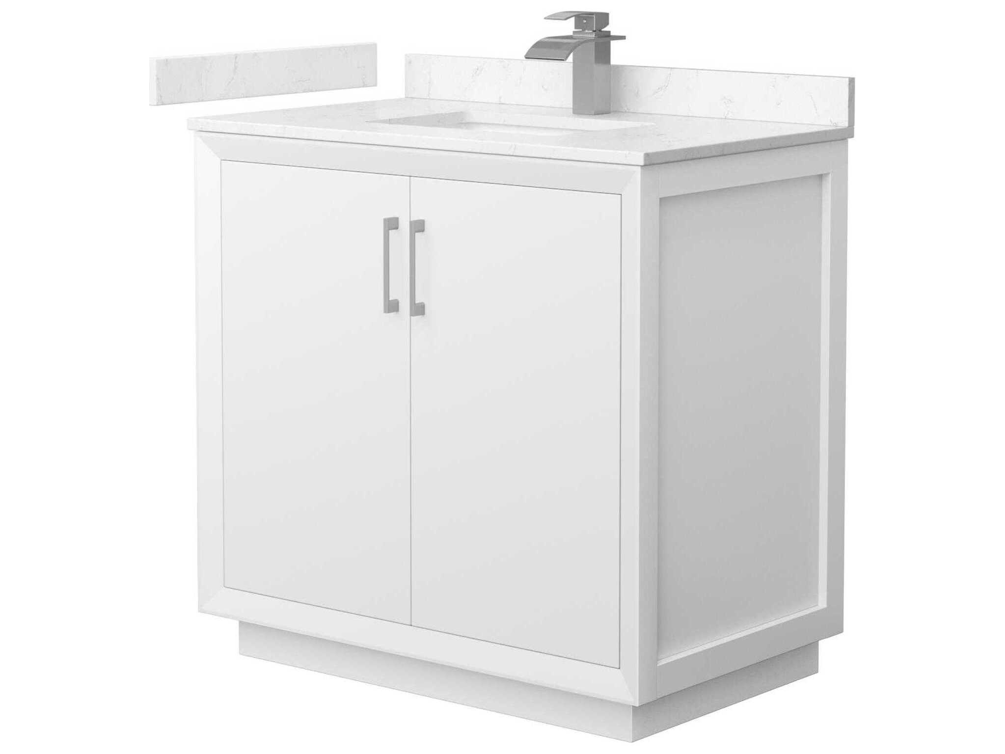 Wyndham Collection Strada 36" White Vanity