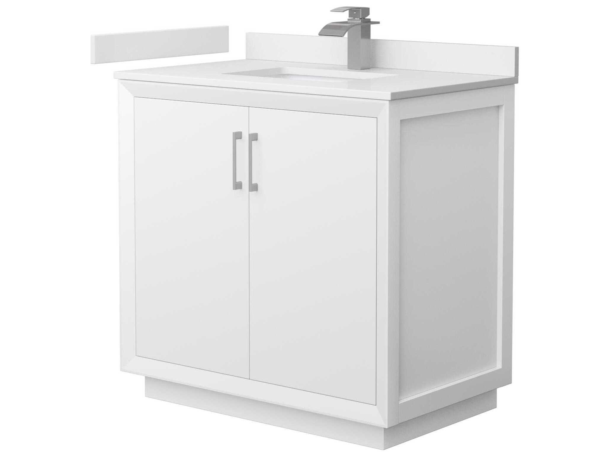 Wyndham Collection Strada 36" White Vanity