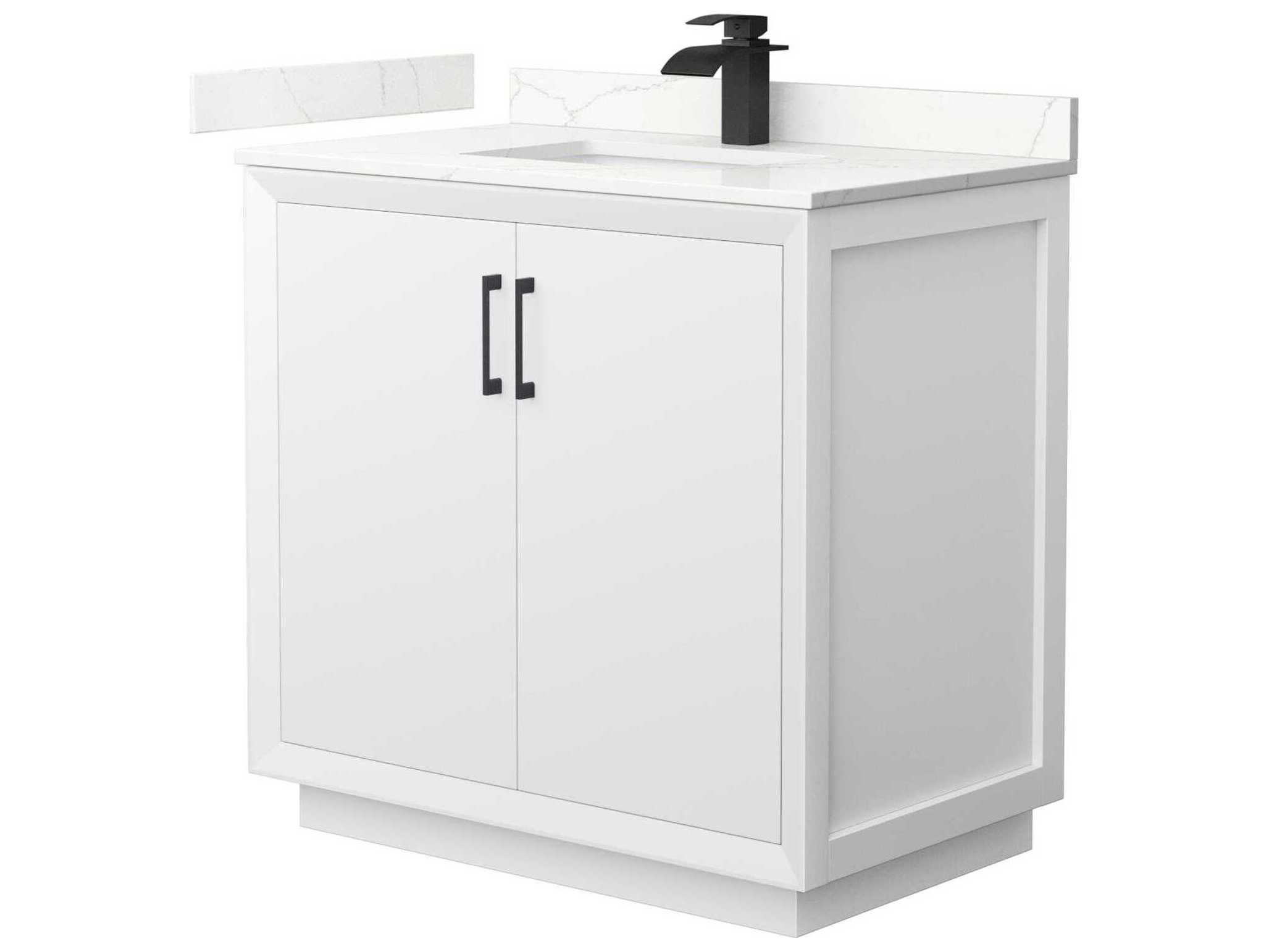 Wyndham Collection Strada 36" White Vanity
