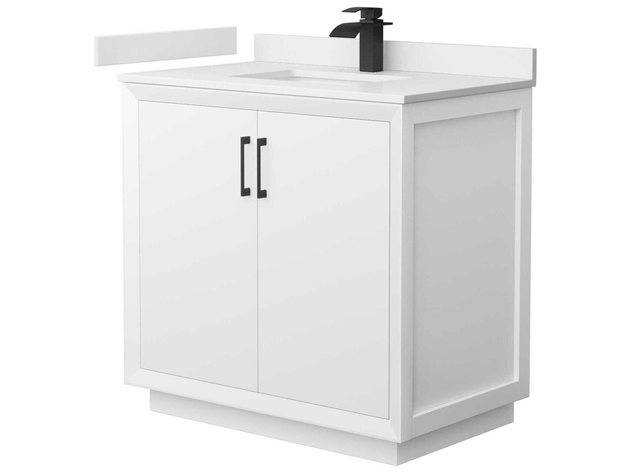 Wyndham Collection Strada 36" White Vanity