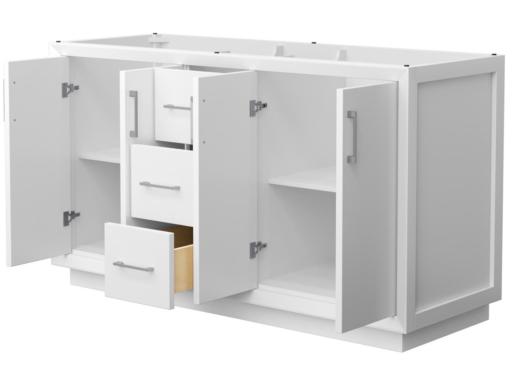 Wyndham Collection Strada 59" White Vanity