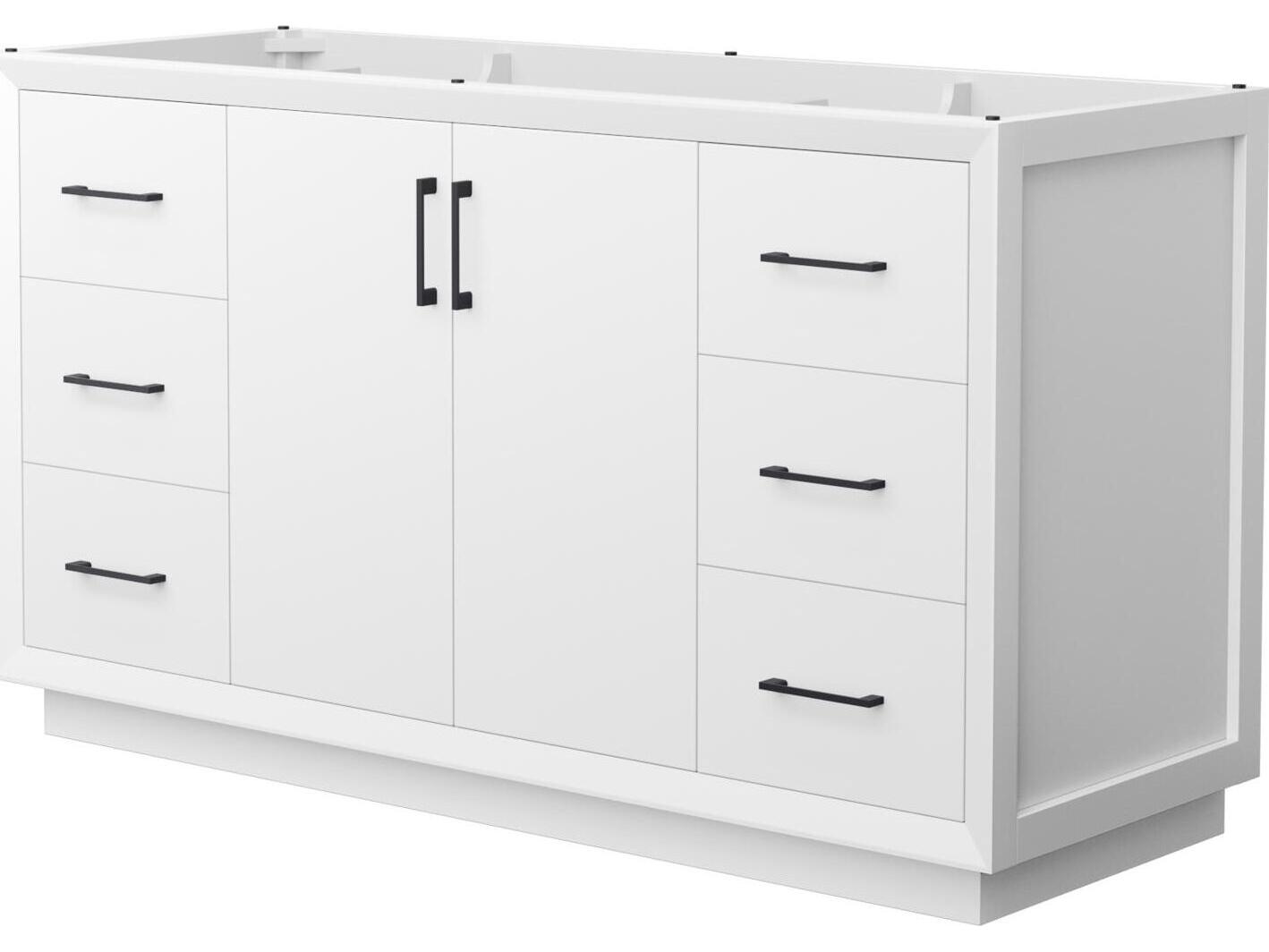 Wyndham Collection Strada 59" White Vanity