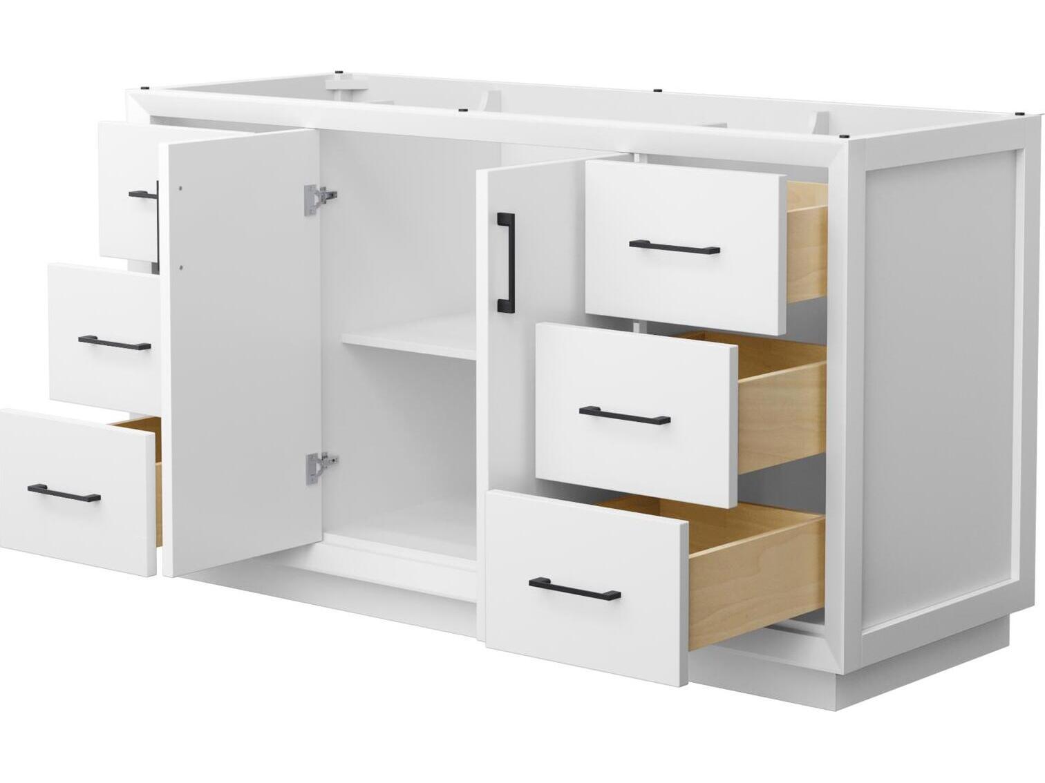 Wyndham Collection Strada 59" White Vanity