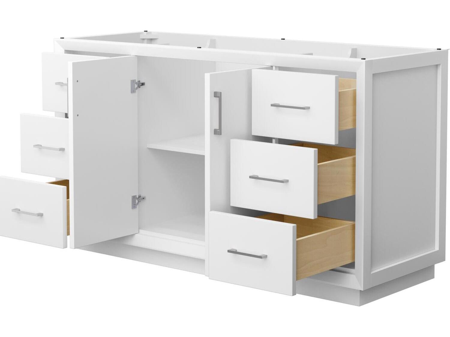 Wyndham Collection Strada 59" White Vanity