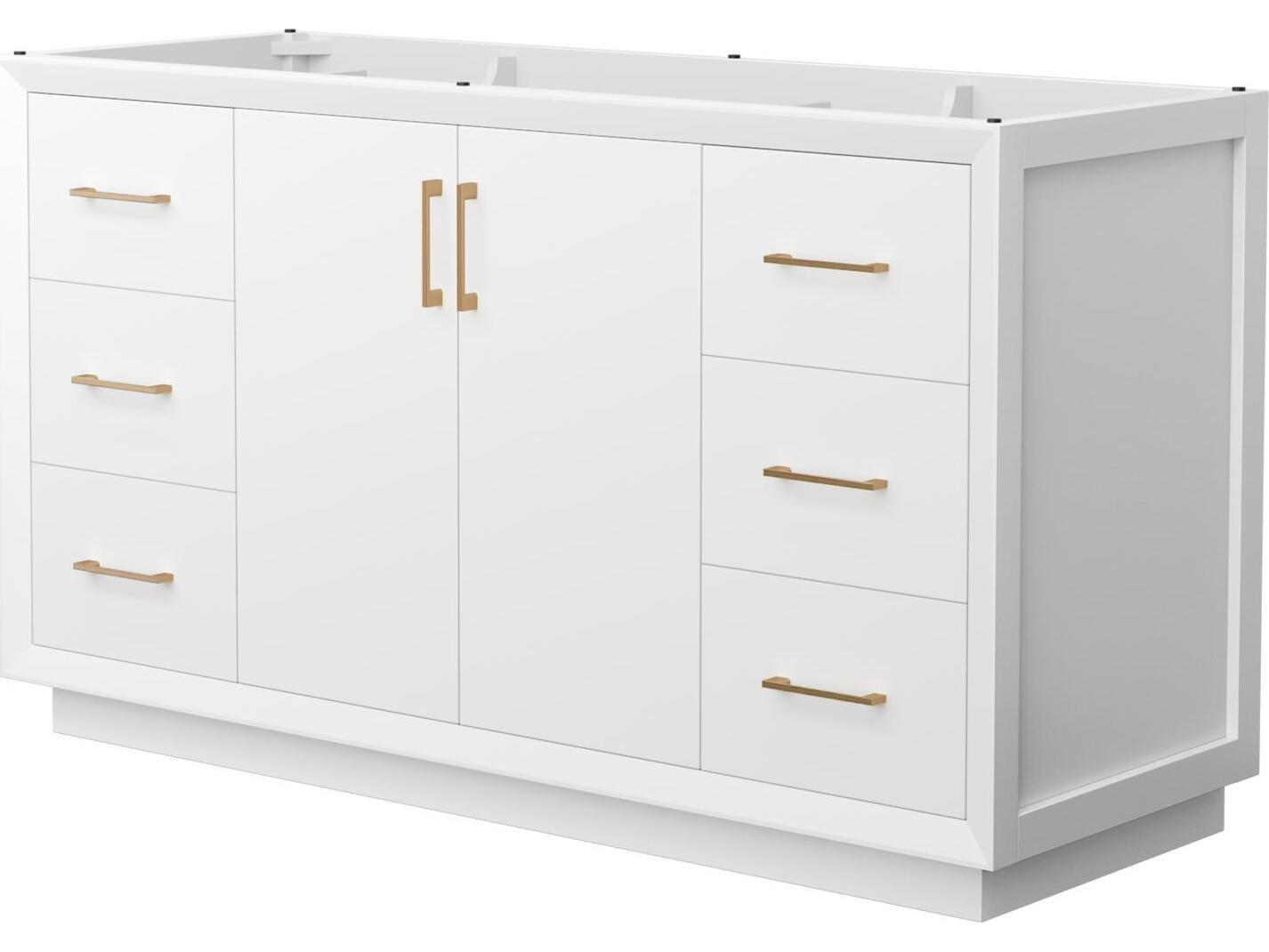 Wyndham Collection Strada 59" White Vanity