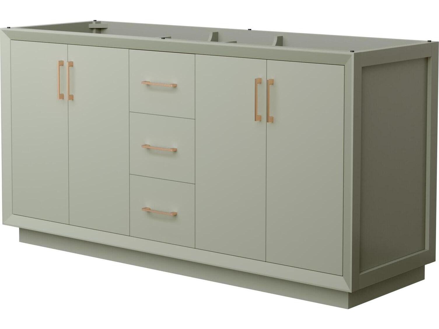 Wyndham Collection Strada 65" Light Green Vanity