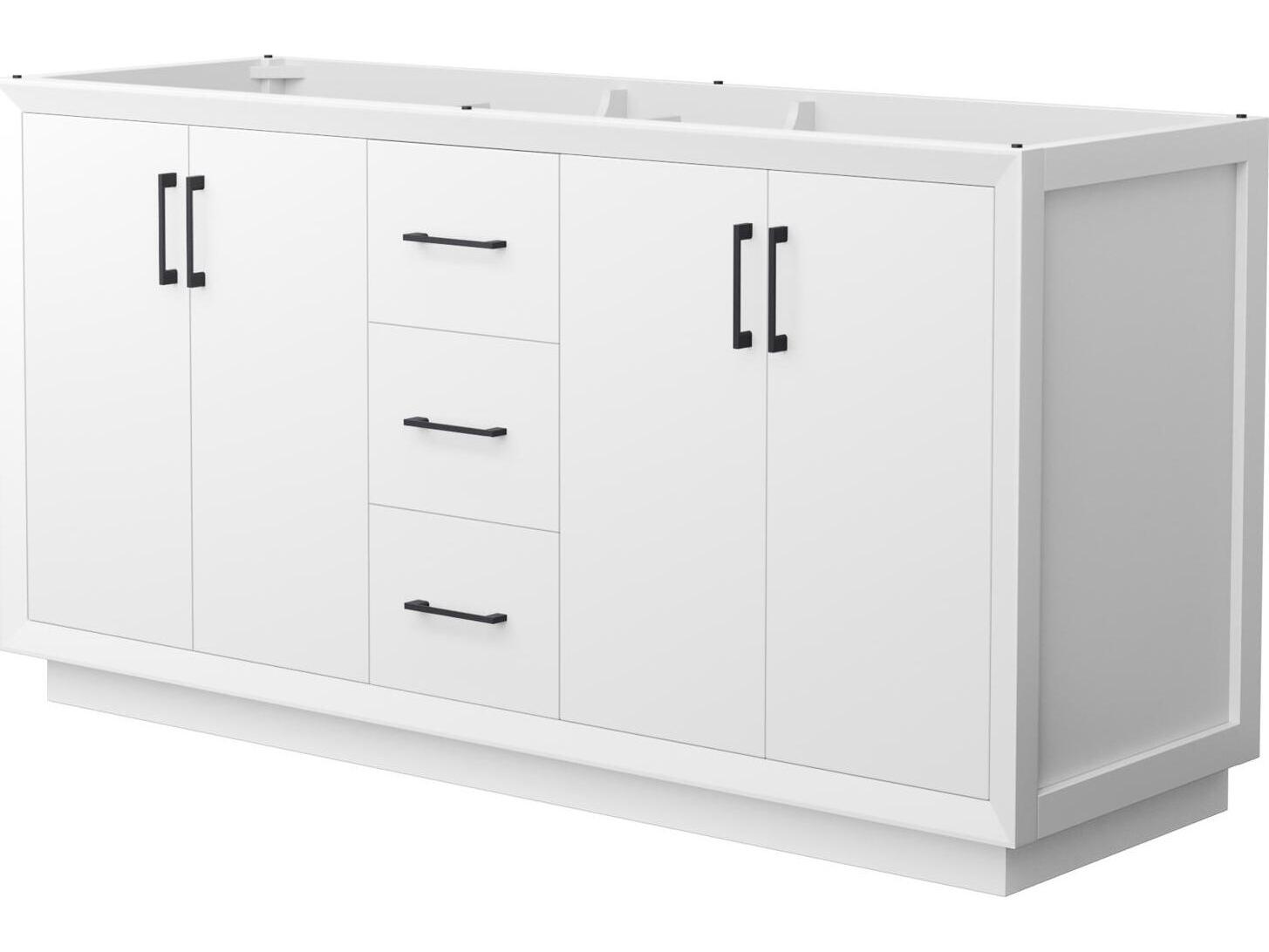 Wyndham Collection Strada 65" White Vanity