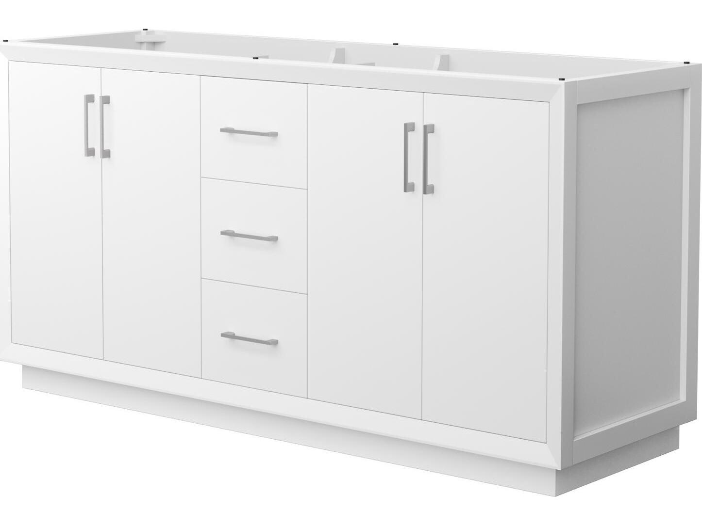 Wyndham Collection Strada 65" White Vanity